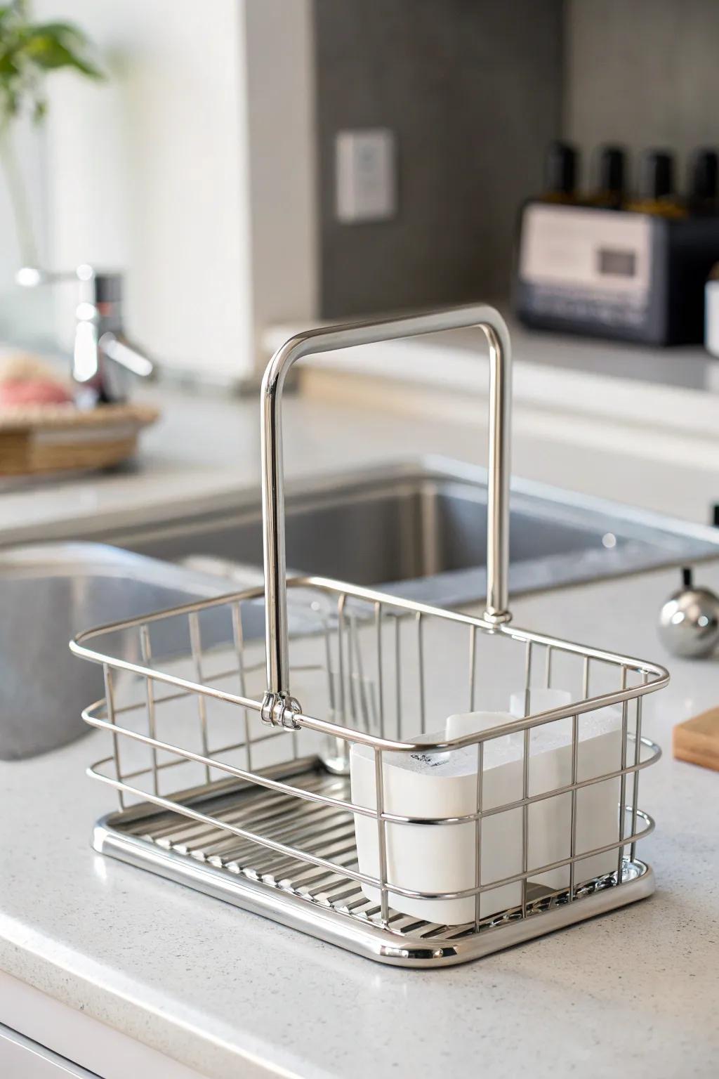 Simplicity and function combine in an open design unit.