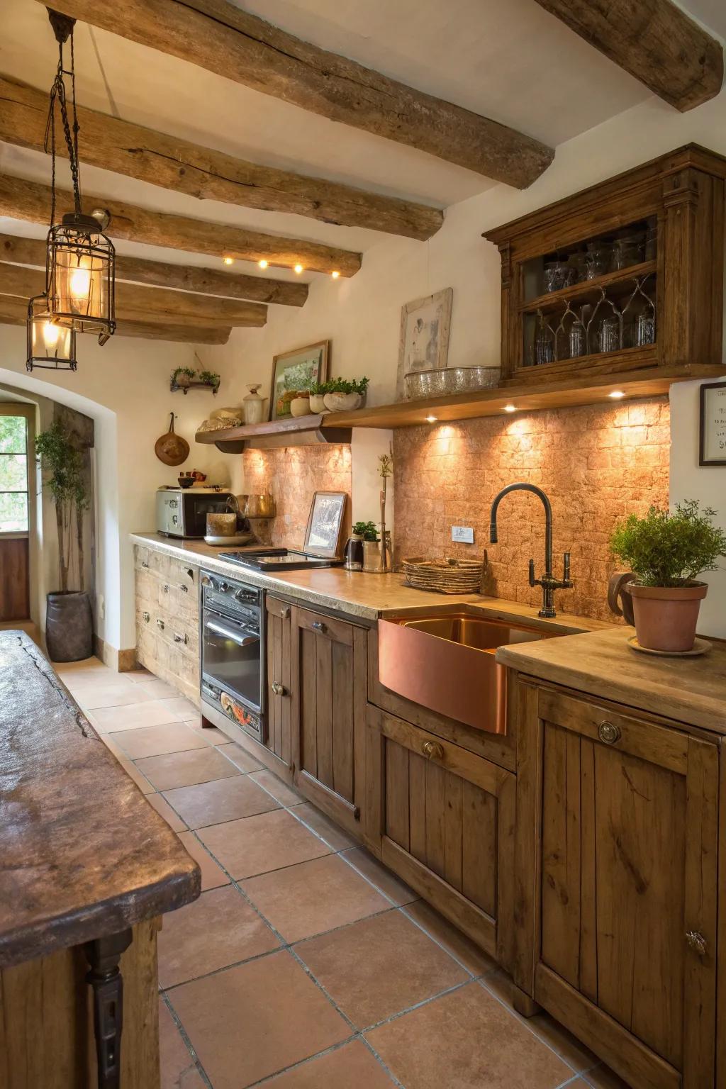 Copper counters boast germ fighting capabilities.