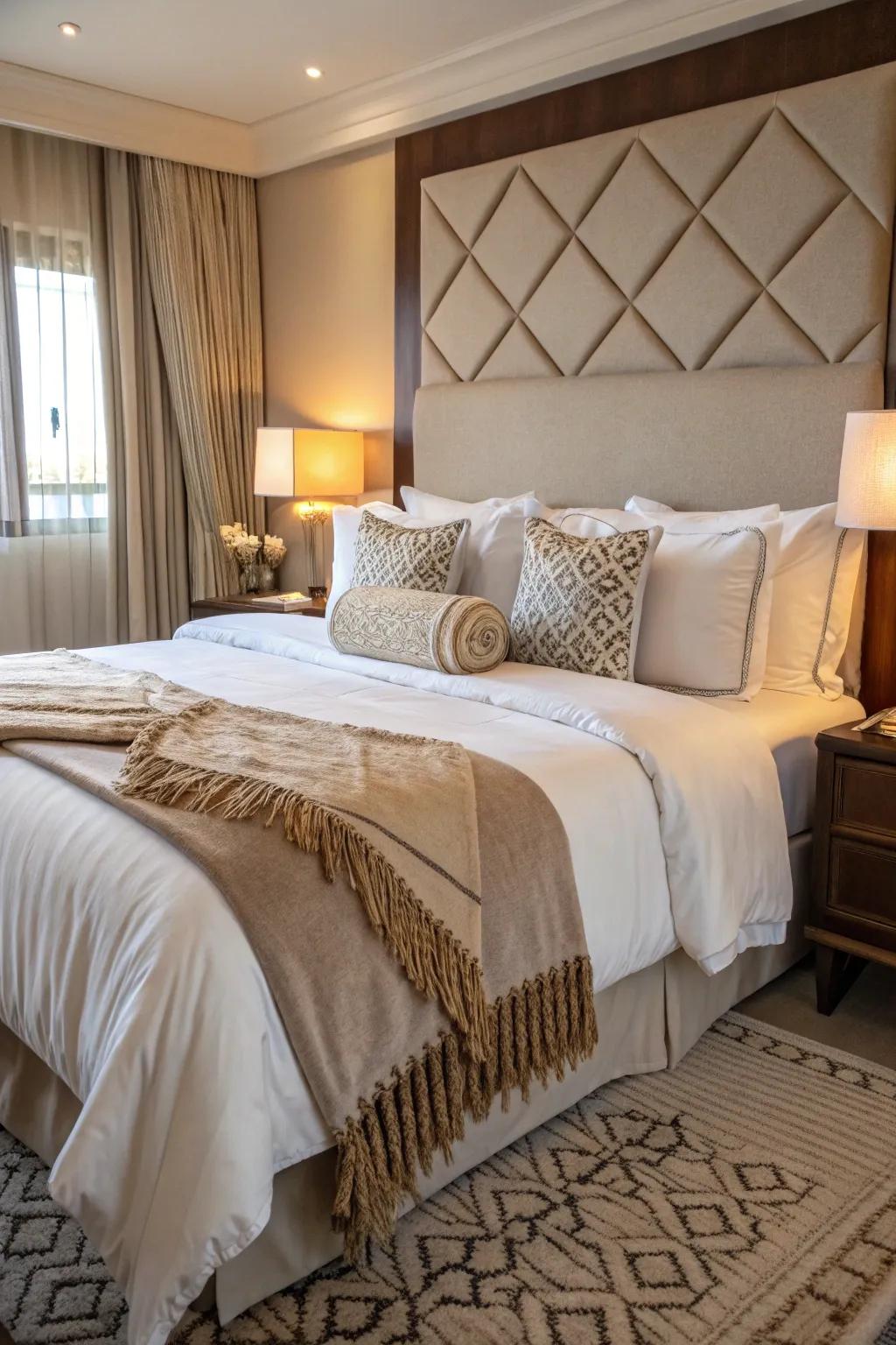 Supreme bedding offers unparalleled comfort and style.