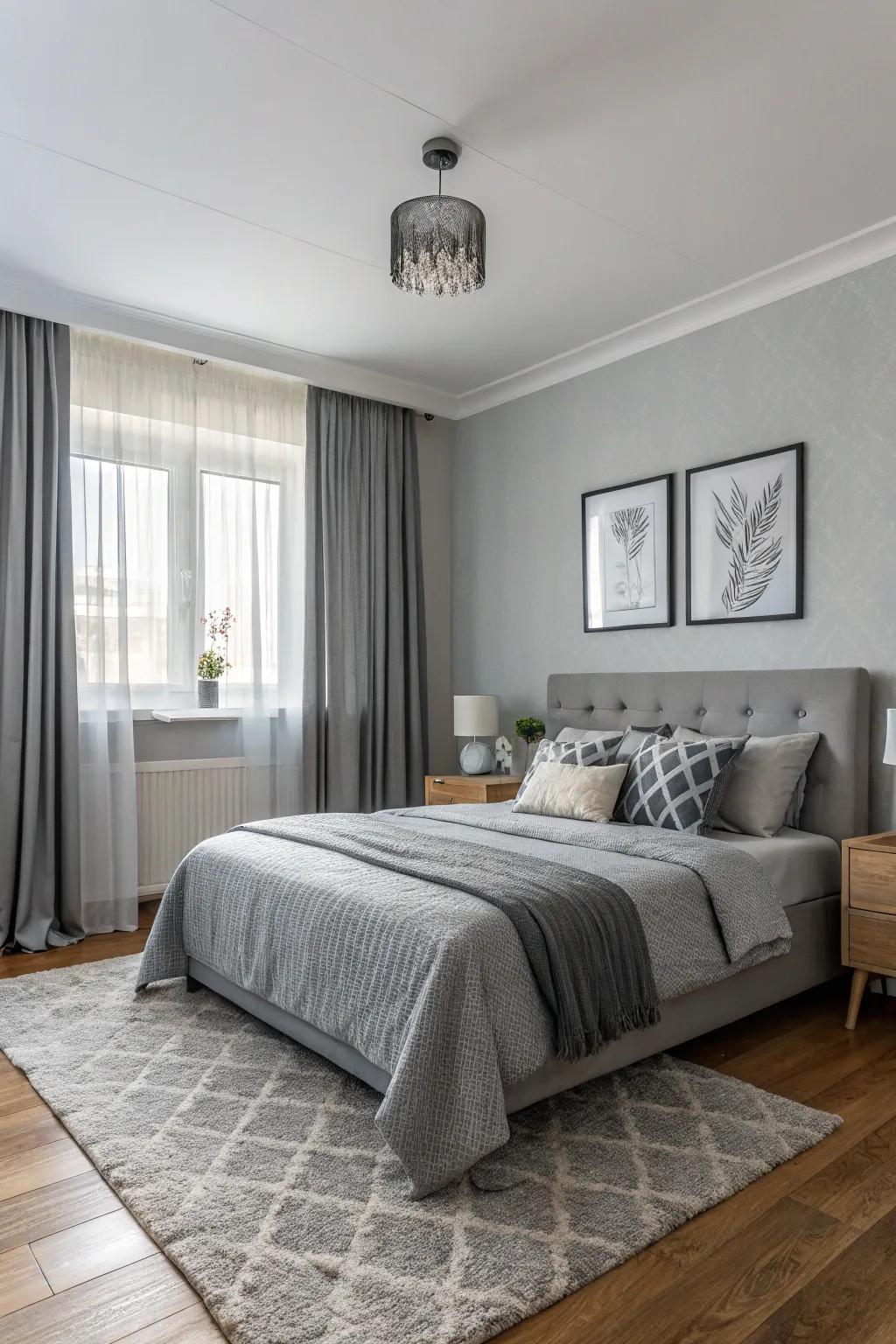 One-color layers create a unified look.