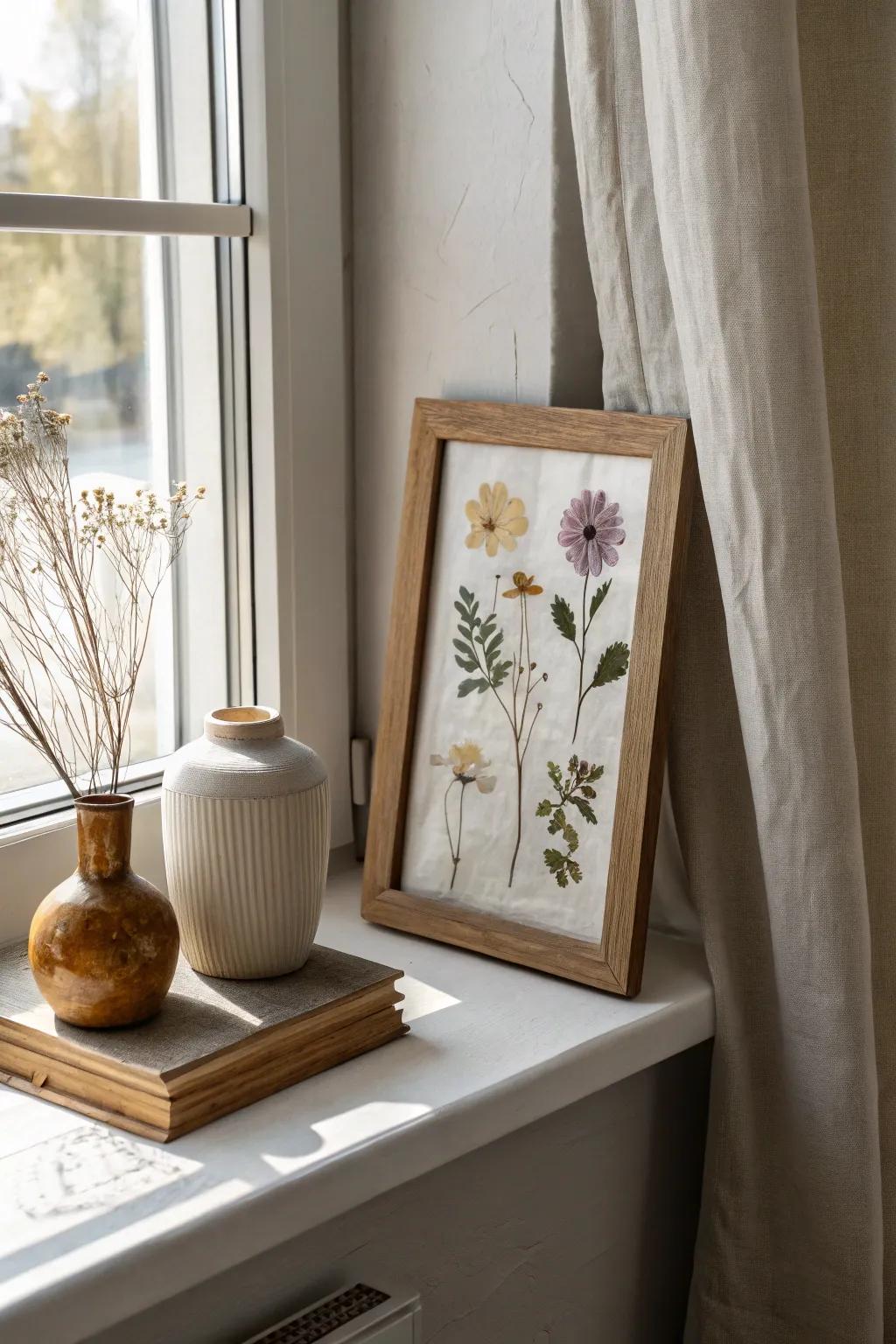 Bring the beauty of nature inside with elegant preserved floral art, perfect for a serene and stylish home.