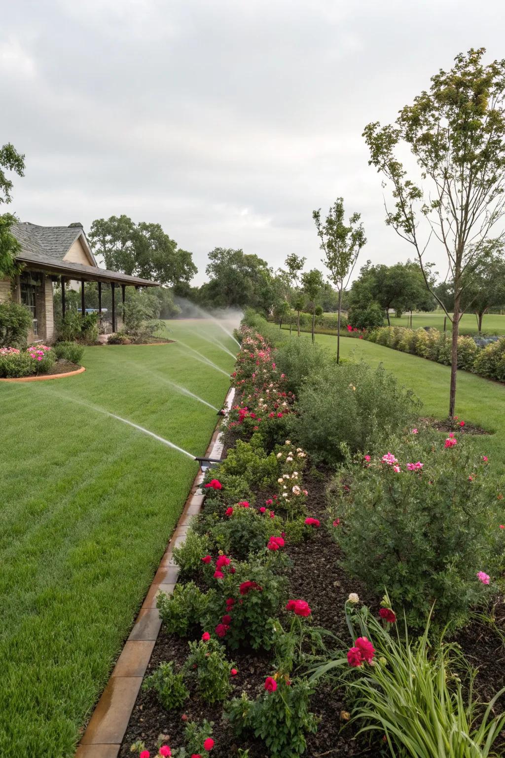 Automated irrigation systems streamline watering while saving resources.