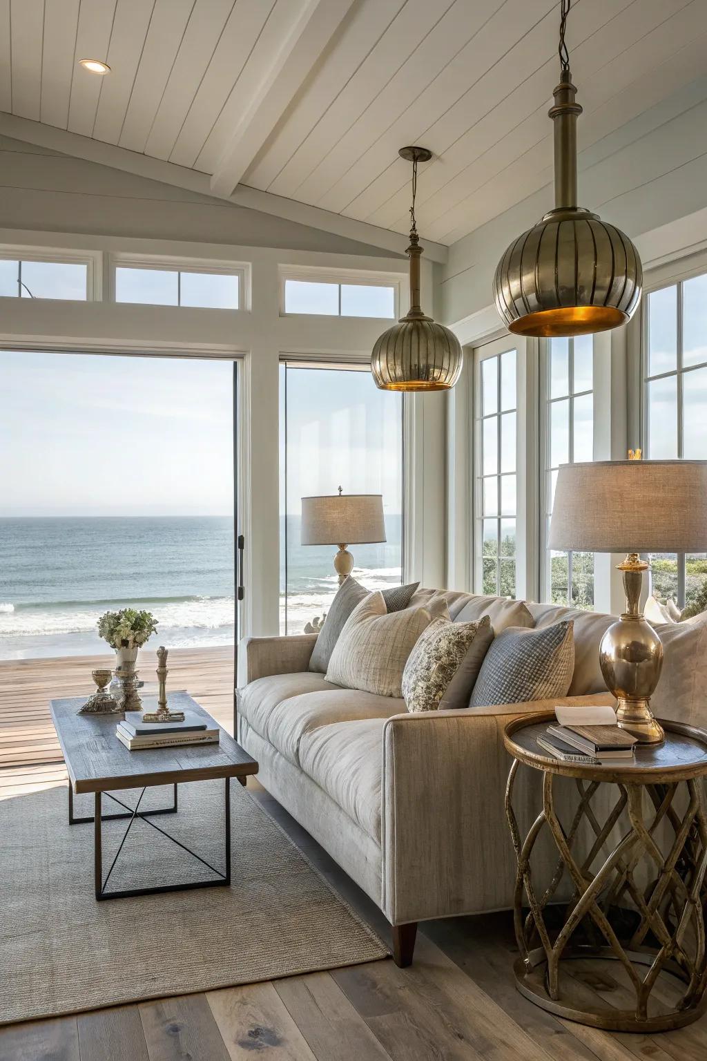 Metallic embellishments introduce a hint of sophistication.