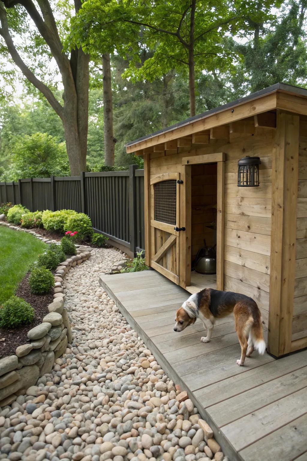 Tiny rocks add texture and enhance water flow.