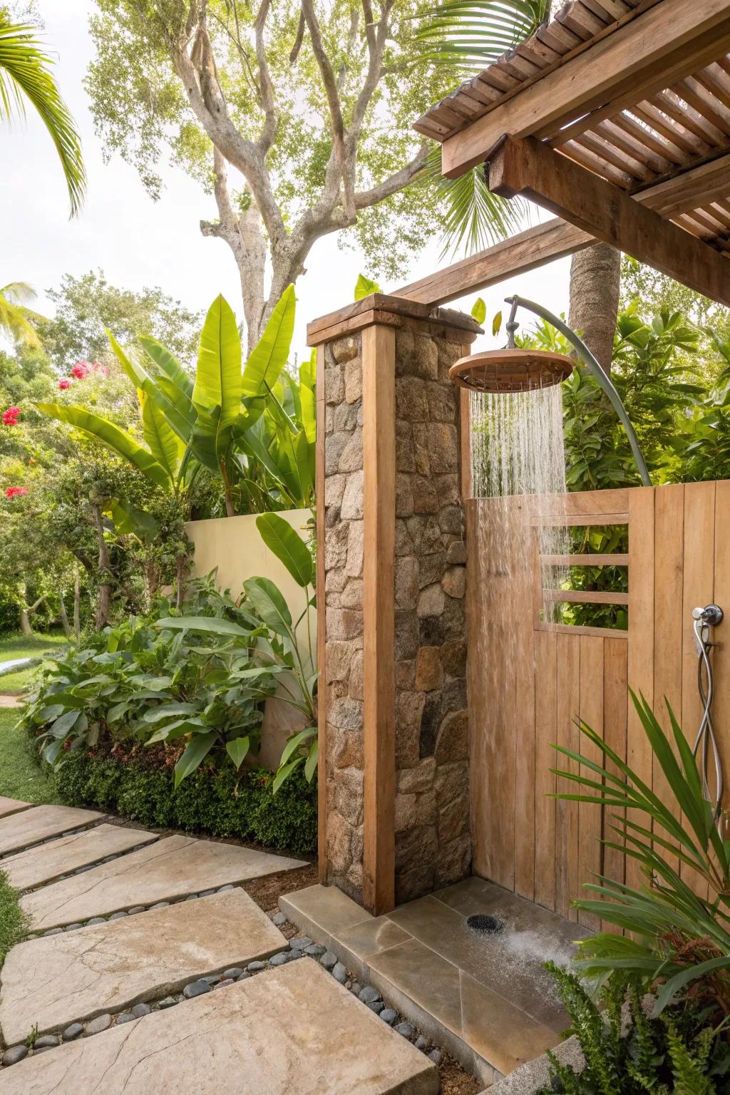 Fashion your personal tropical haven using vibrant flora and décor.