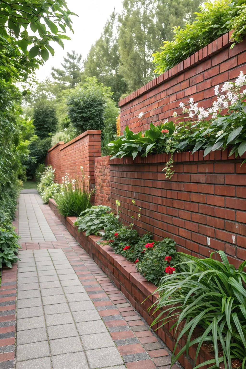 Achieve ageless sophistication with brick-effect tiles.