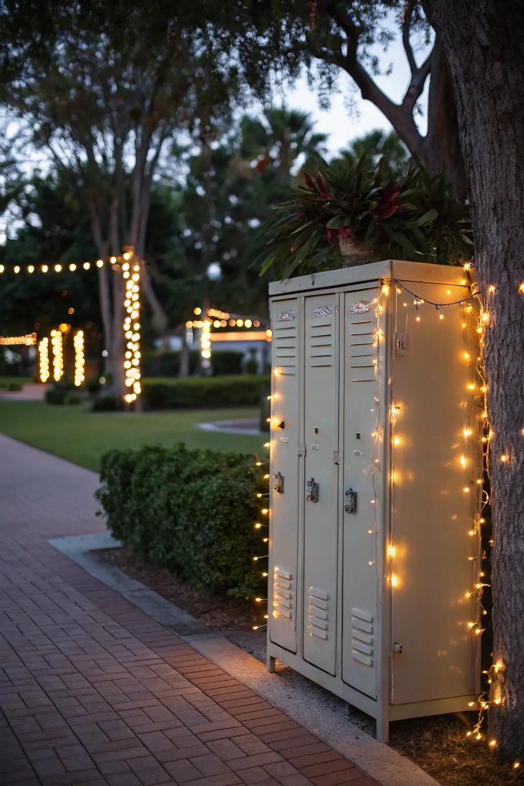 Cultivate an enchanting ambiance through pixie lights.