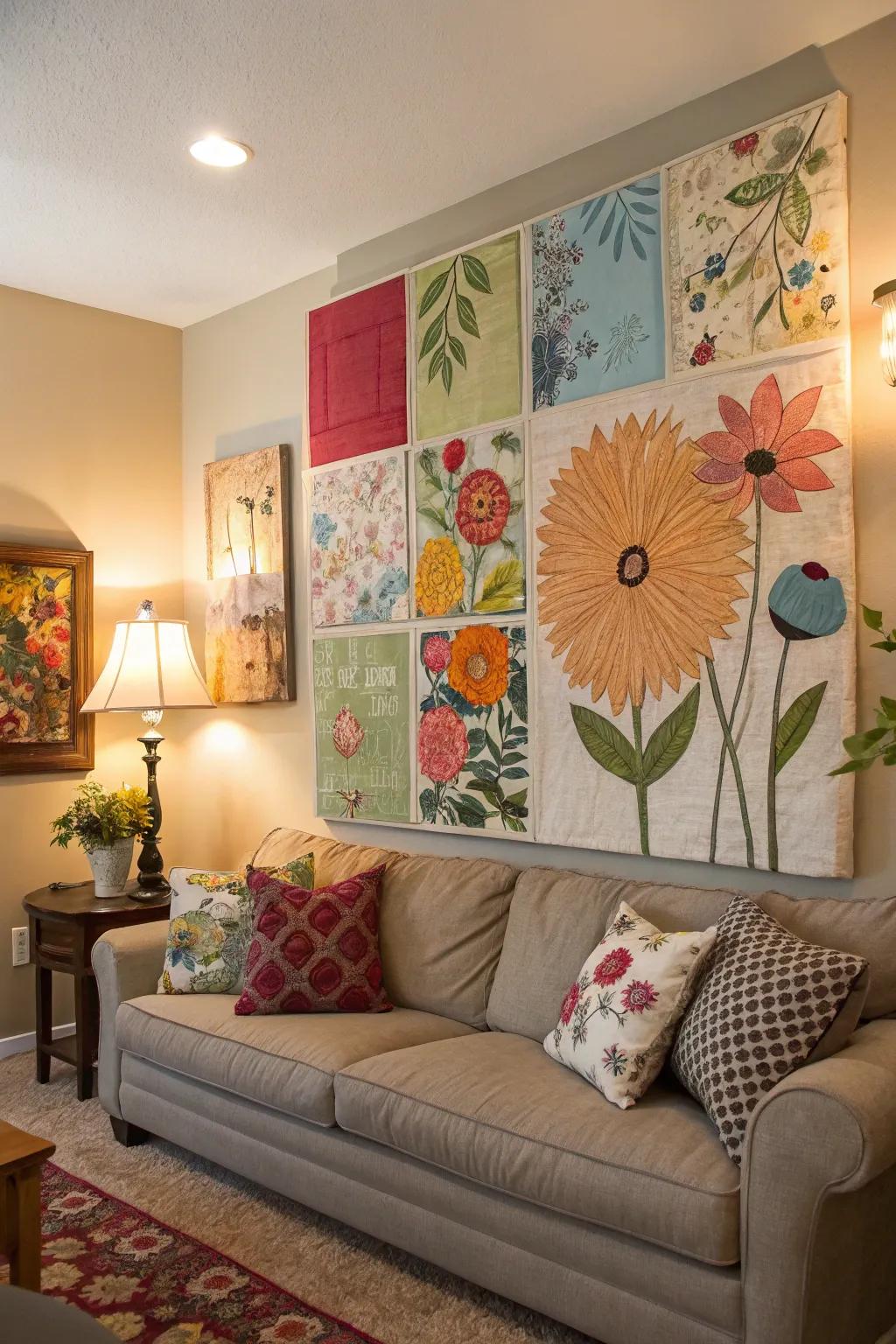 Blended medium collages propose endless creative possibilities.