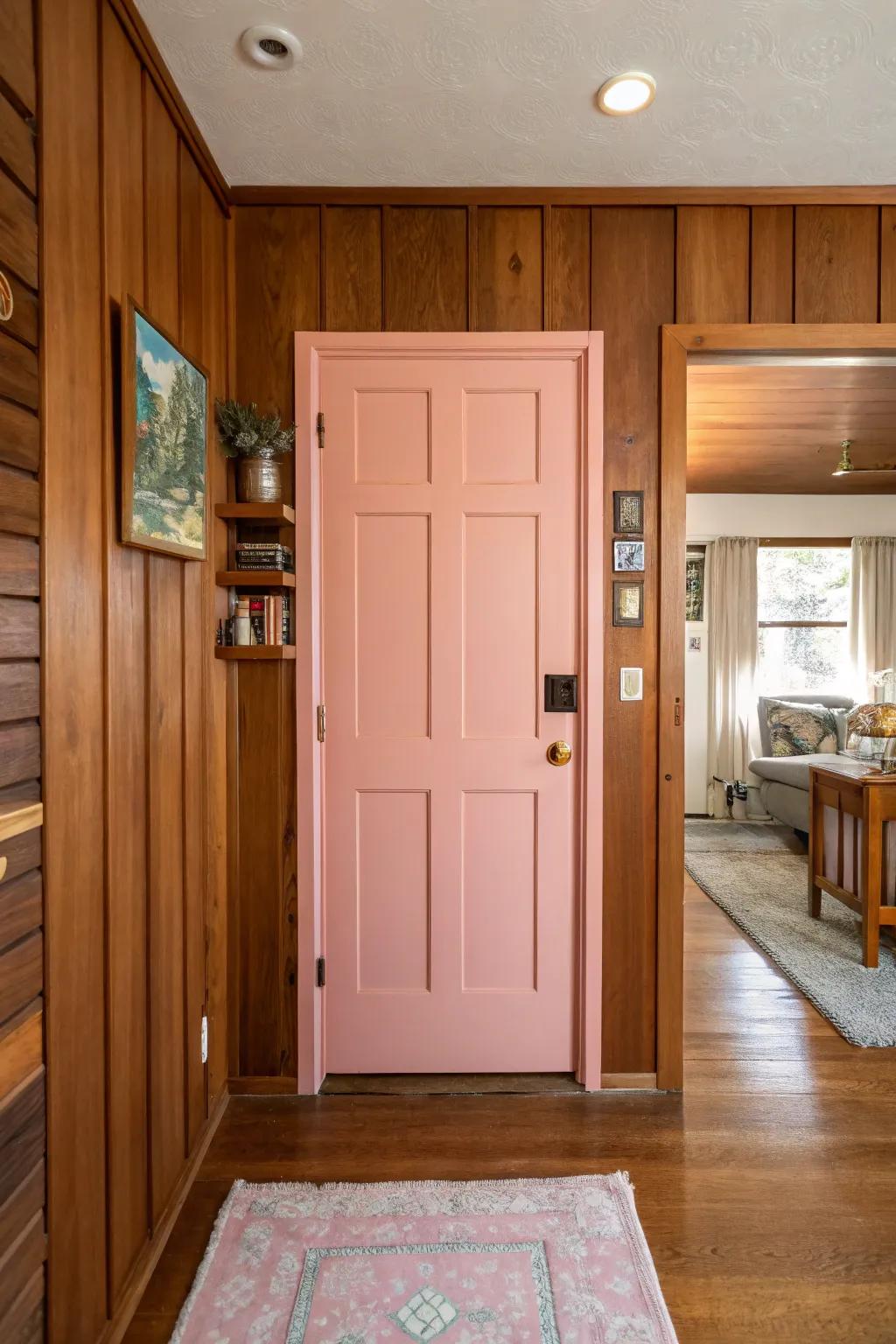 Pastel doors offer a subtle and sophisticated touch.