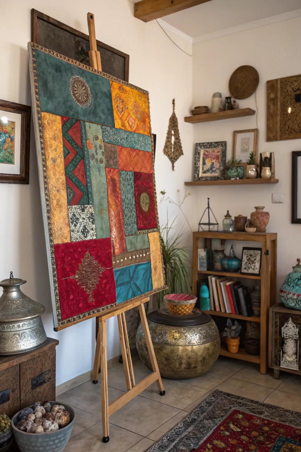 A creative fusion of materials.