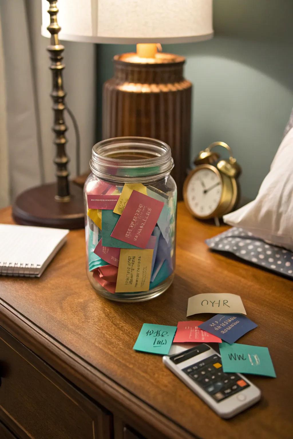 A jar of adventure and love, one evening at a time.