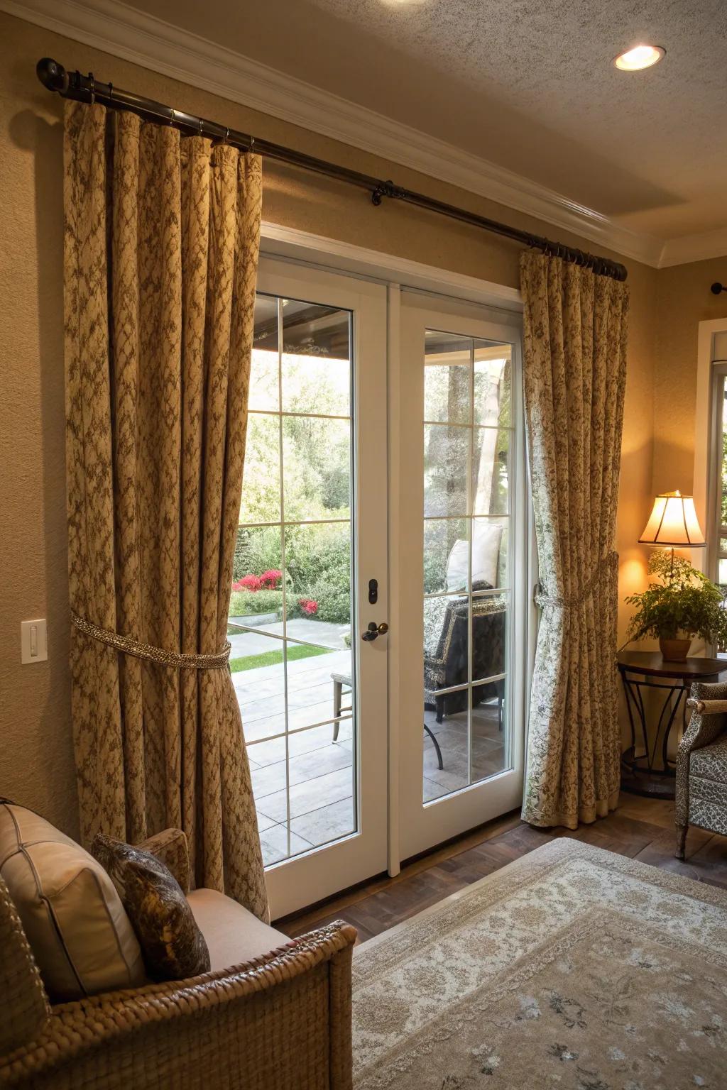 Textured fabrics enhance depth and opulence to your home design.