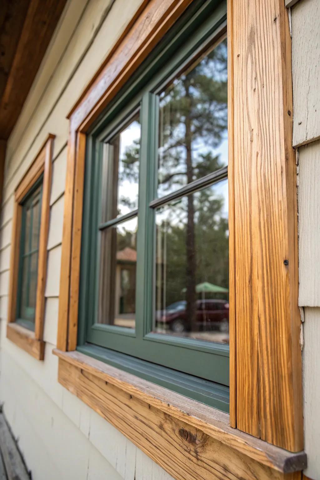 Dual-toned framing offers a playful and dynamic look.