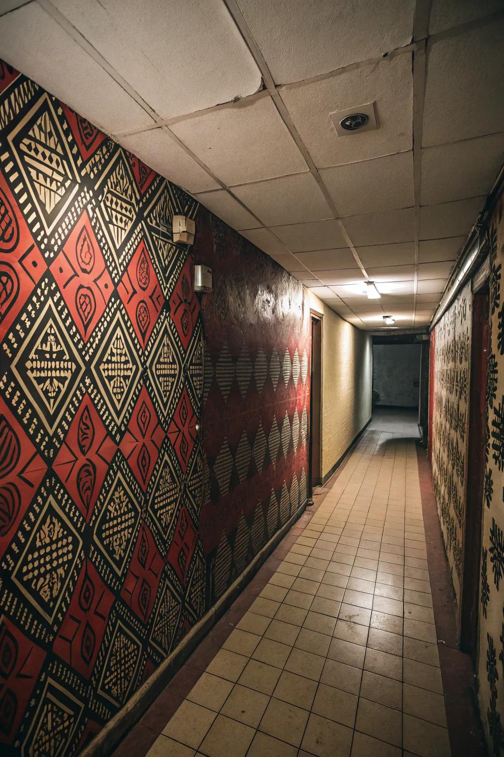 A focal wall adds character and depth.