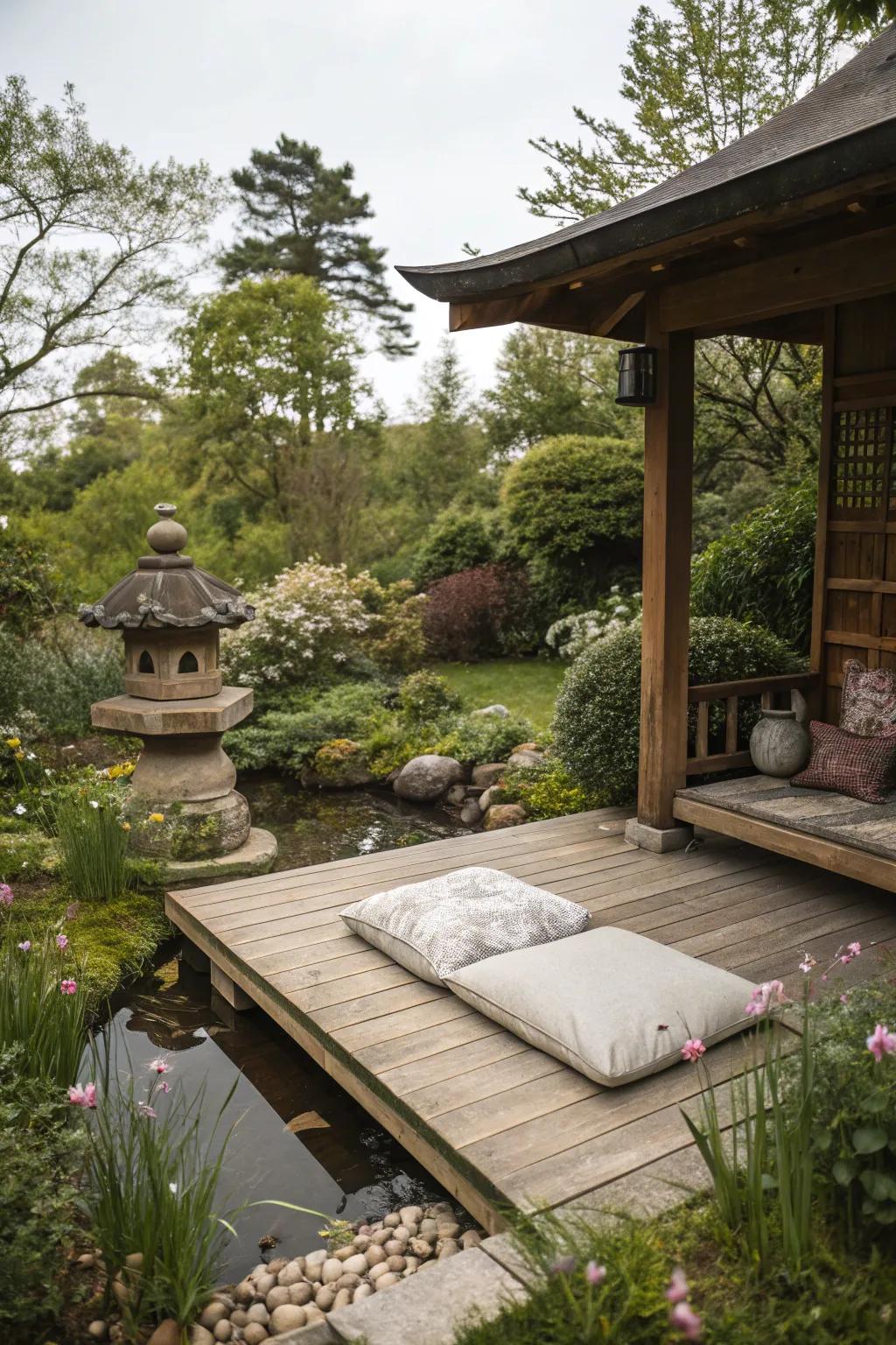 A thought corner offering a peaceful haven.