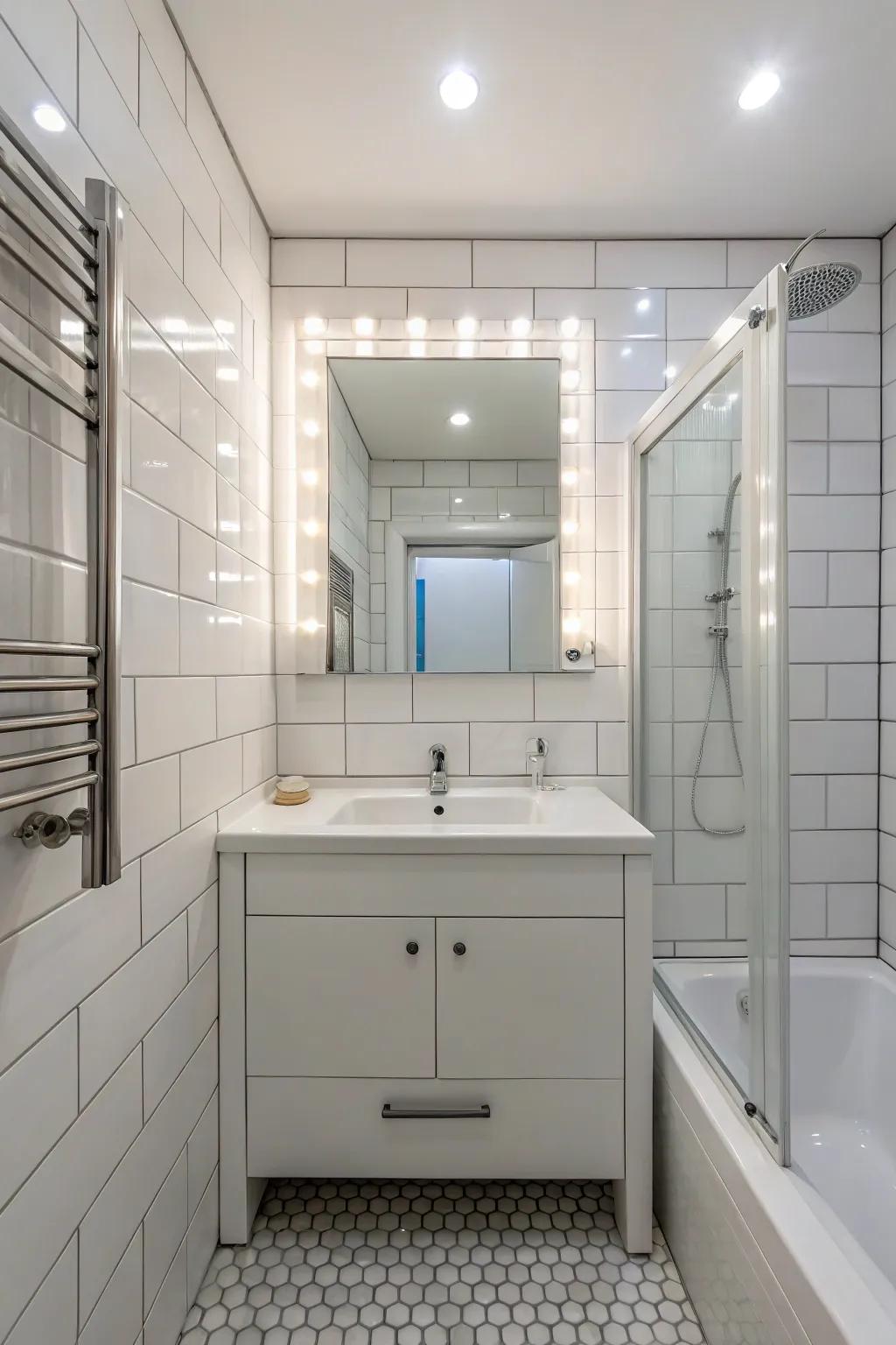 Sunken lighting blends seamlessly and enhances brightness.