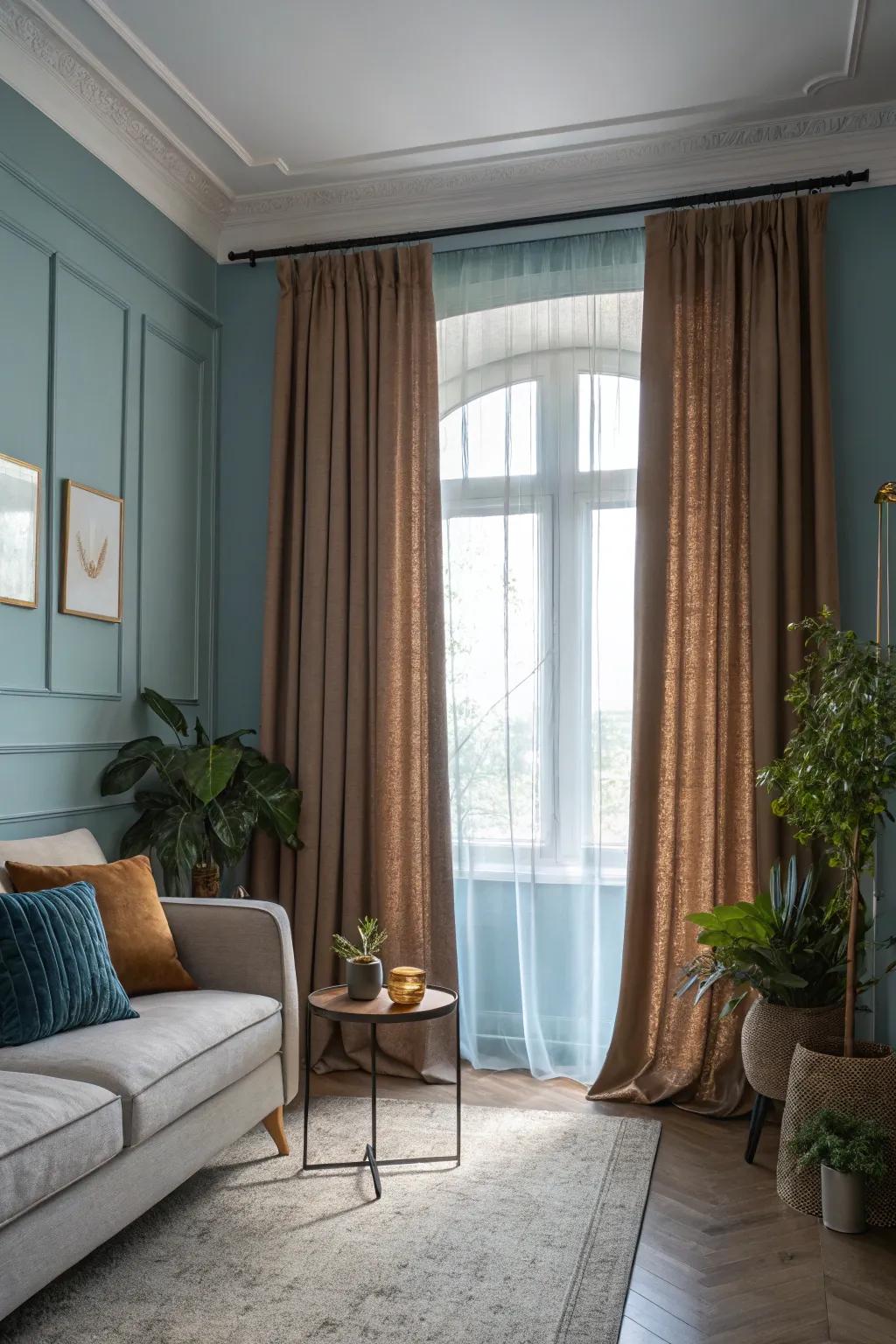 Energy-saving curtains offer a practical and stylish resolution for temperature influence.