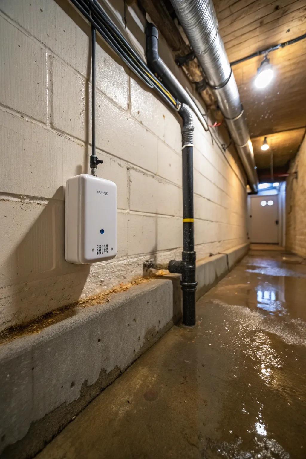 Protect your home from water damage with smart leak detectors that offer early warnings.