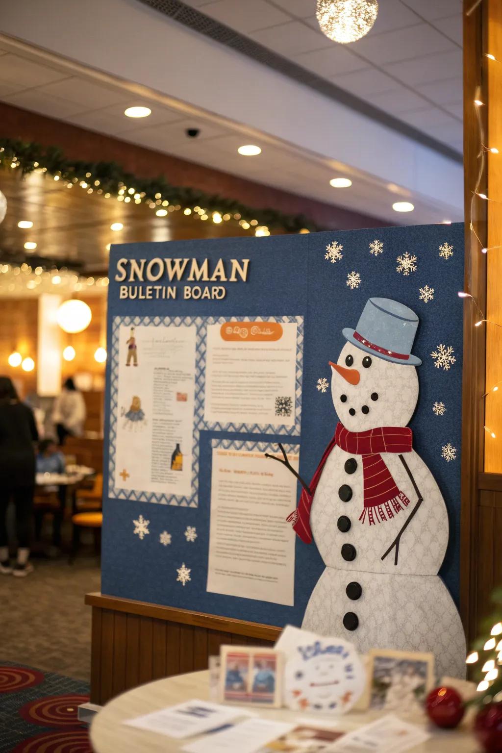 Include humor to your board through snowman puns and sayings that delight! #SnowmanPuns #ClassroomHumor ☃️✨