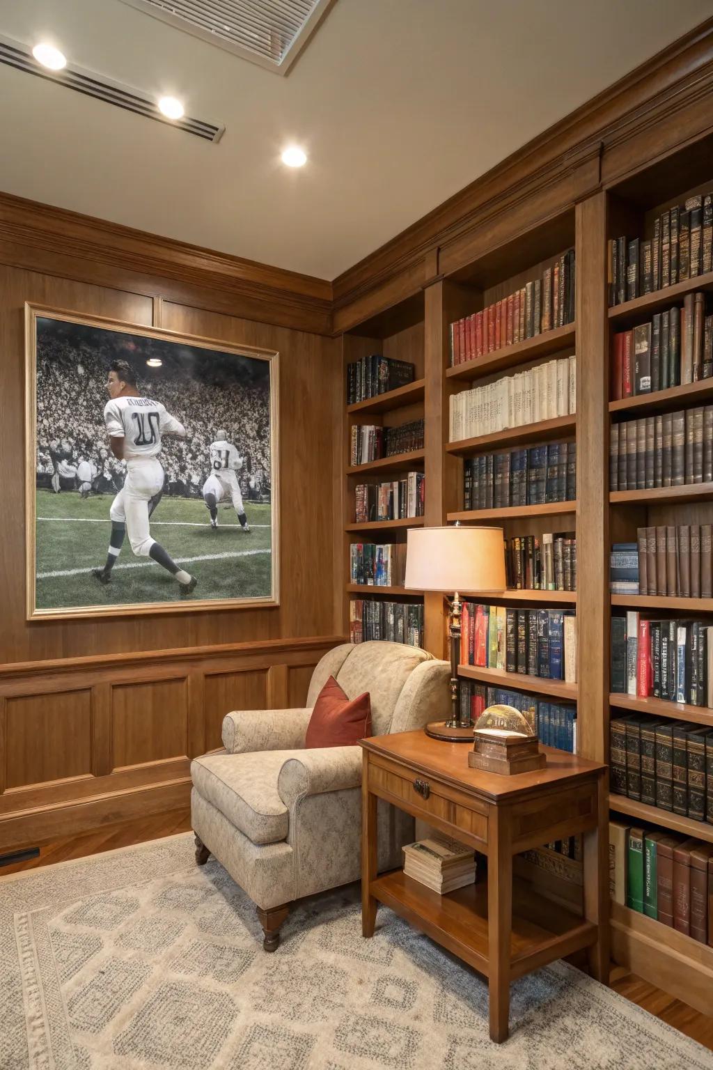 Relive memorable instants in athletic chronicles through arts.