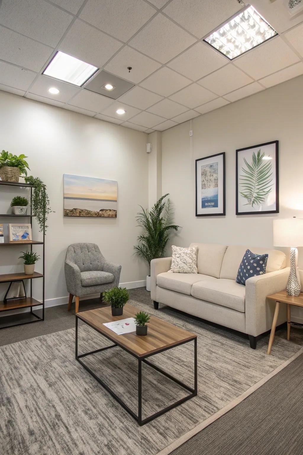 A minimalist layout which accentuates simplicity and elegance.
