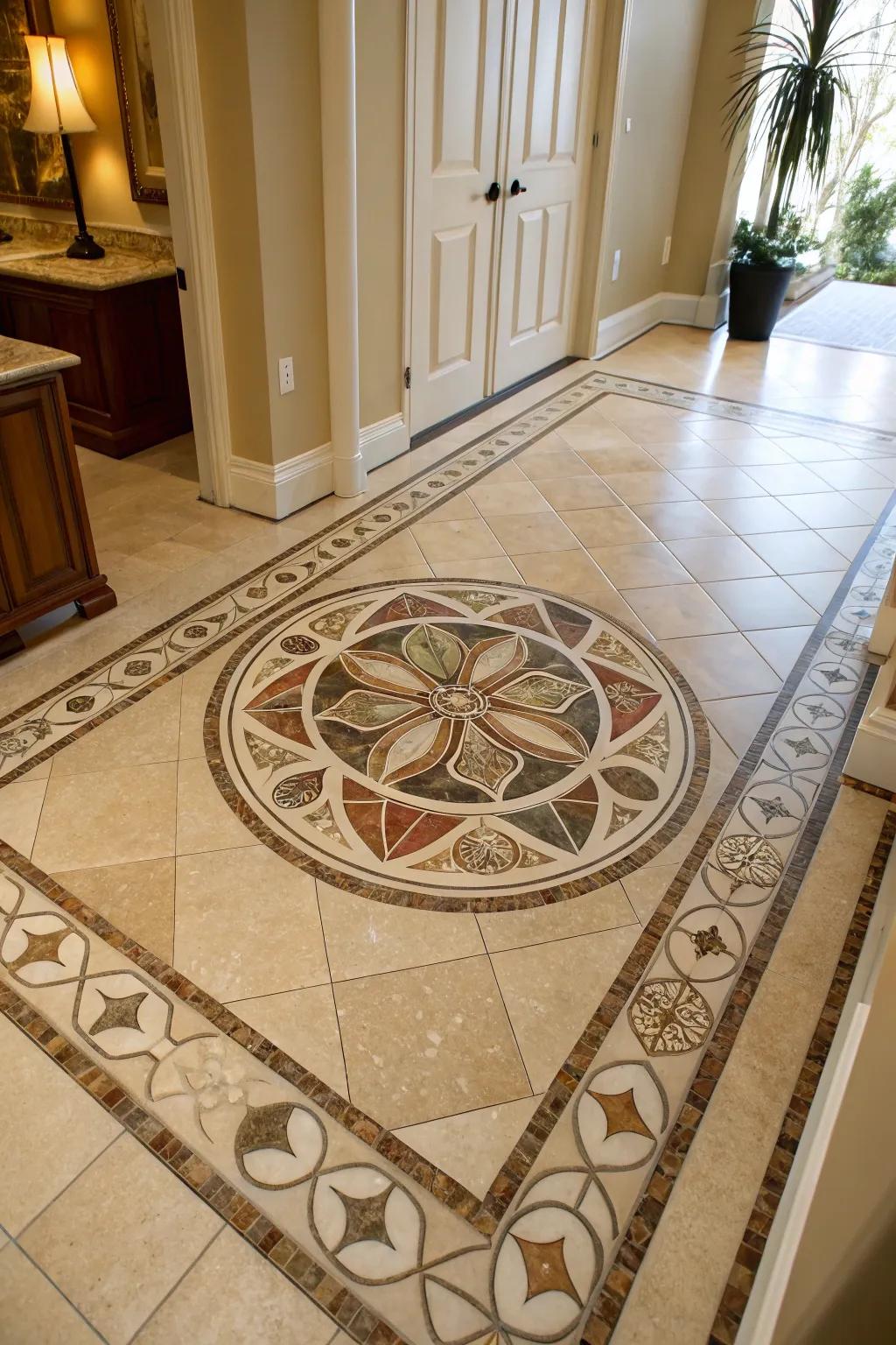 Custom inlays turn transitions into focal points.
