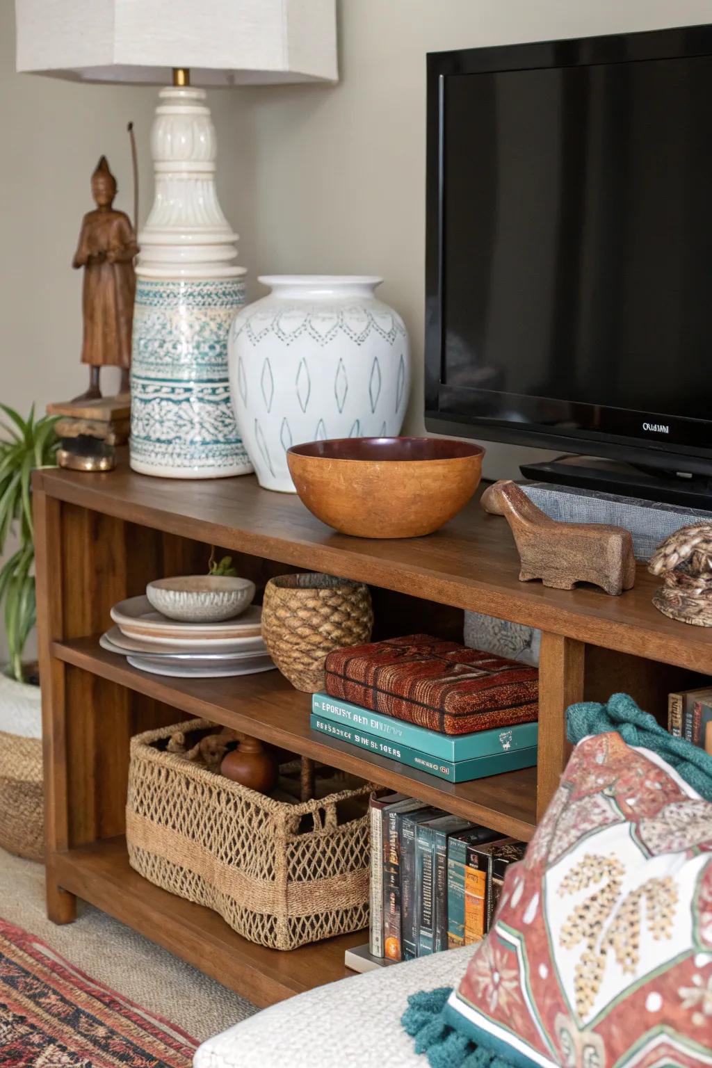 Mixing styles creates an eclectic and personalized décor.