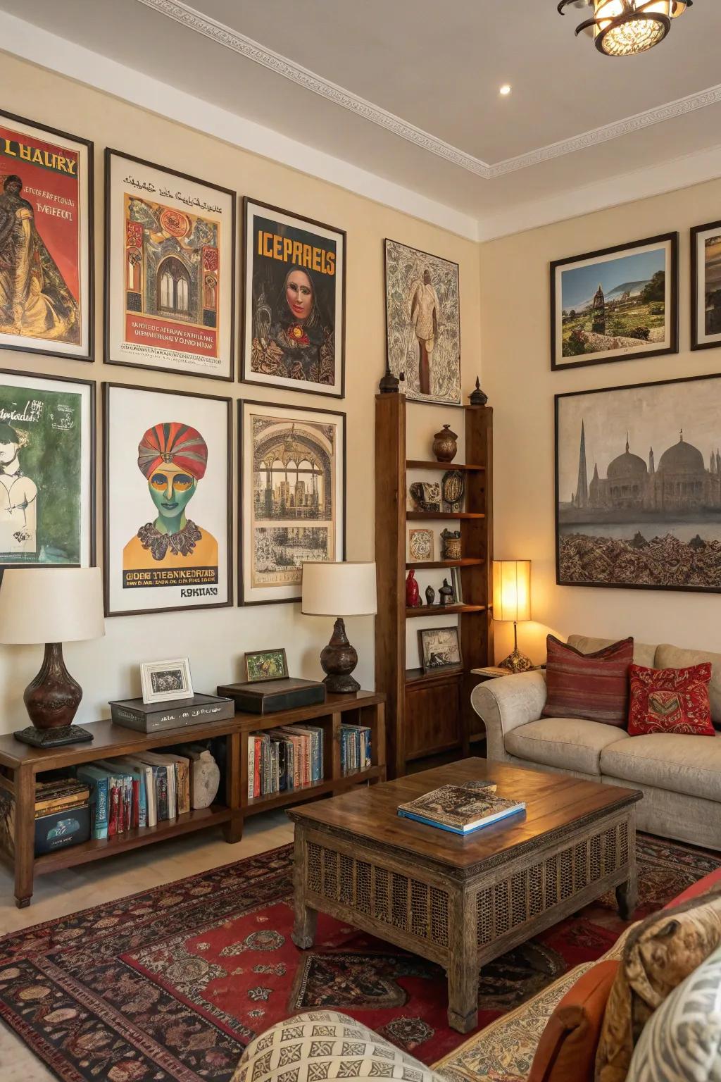 Cultural art injects an exotic charm.