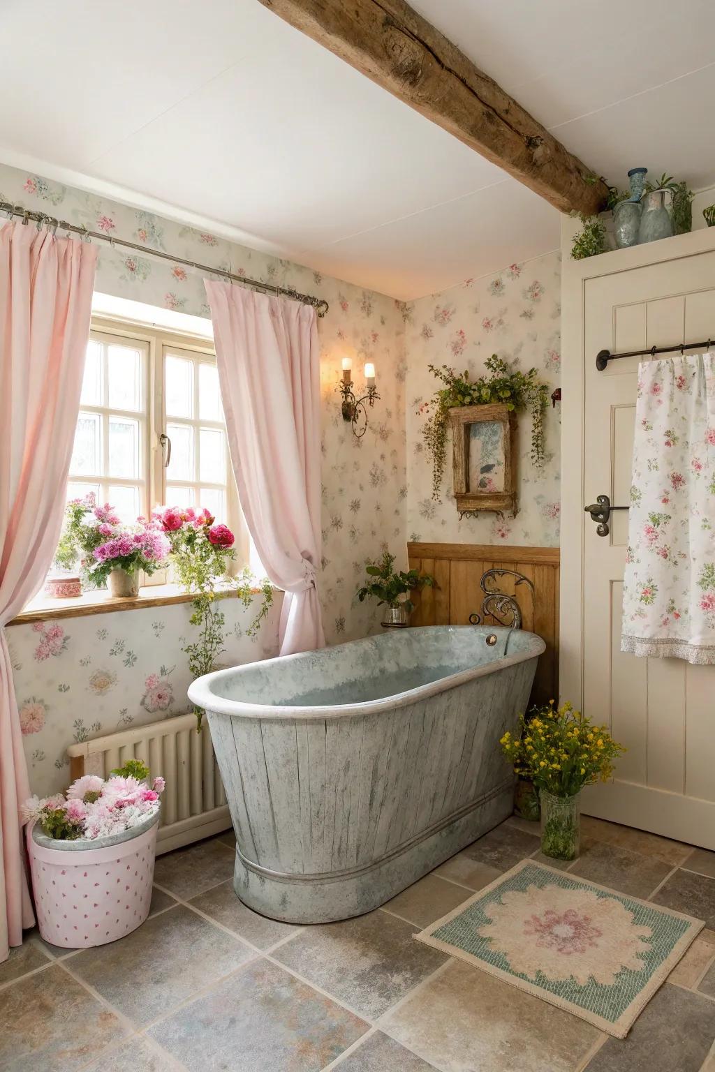 Cultivate a welcoming area with country allure and a water trough soaker.