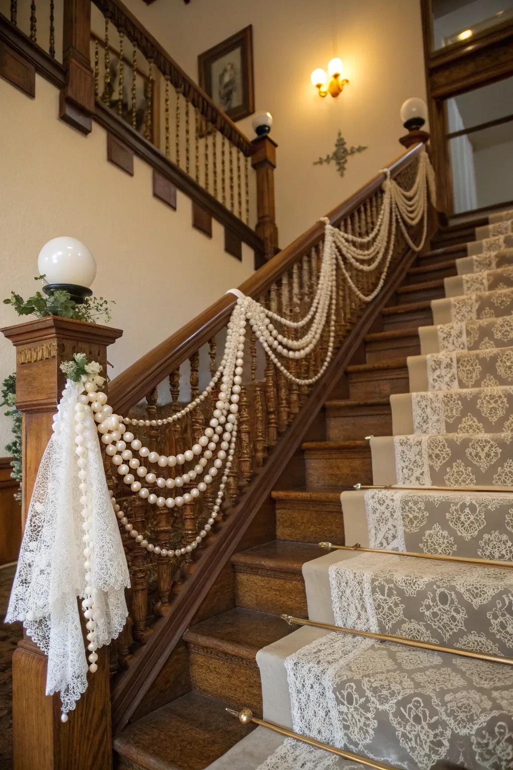 Traditional features impart never-fading glamour and sophistication to this staircase.
