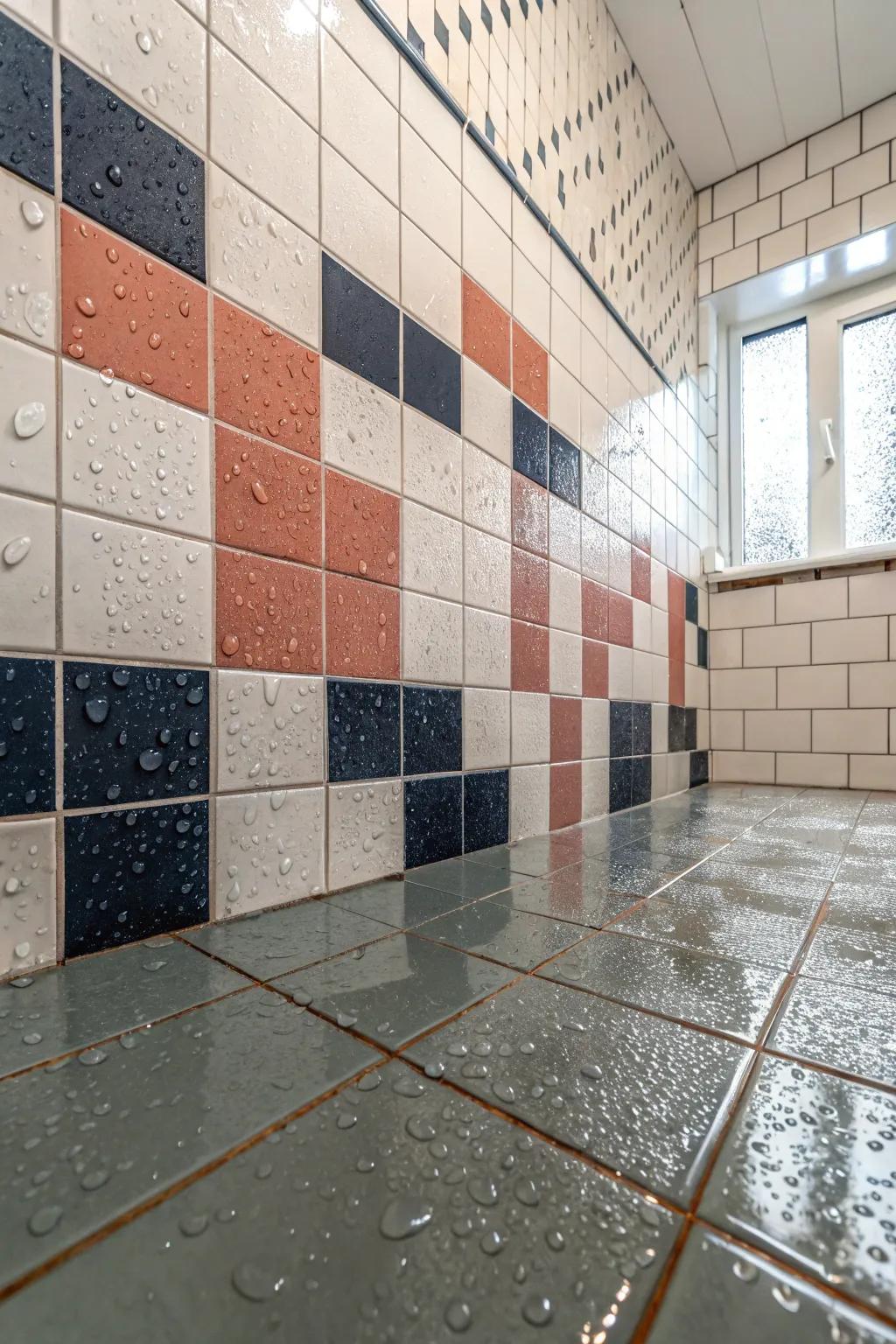 Tinted cement has the ability to add a nuanced yet striking contrast.