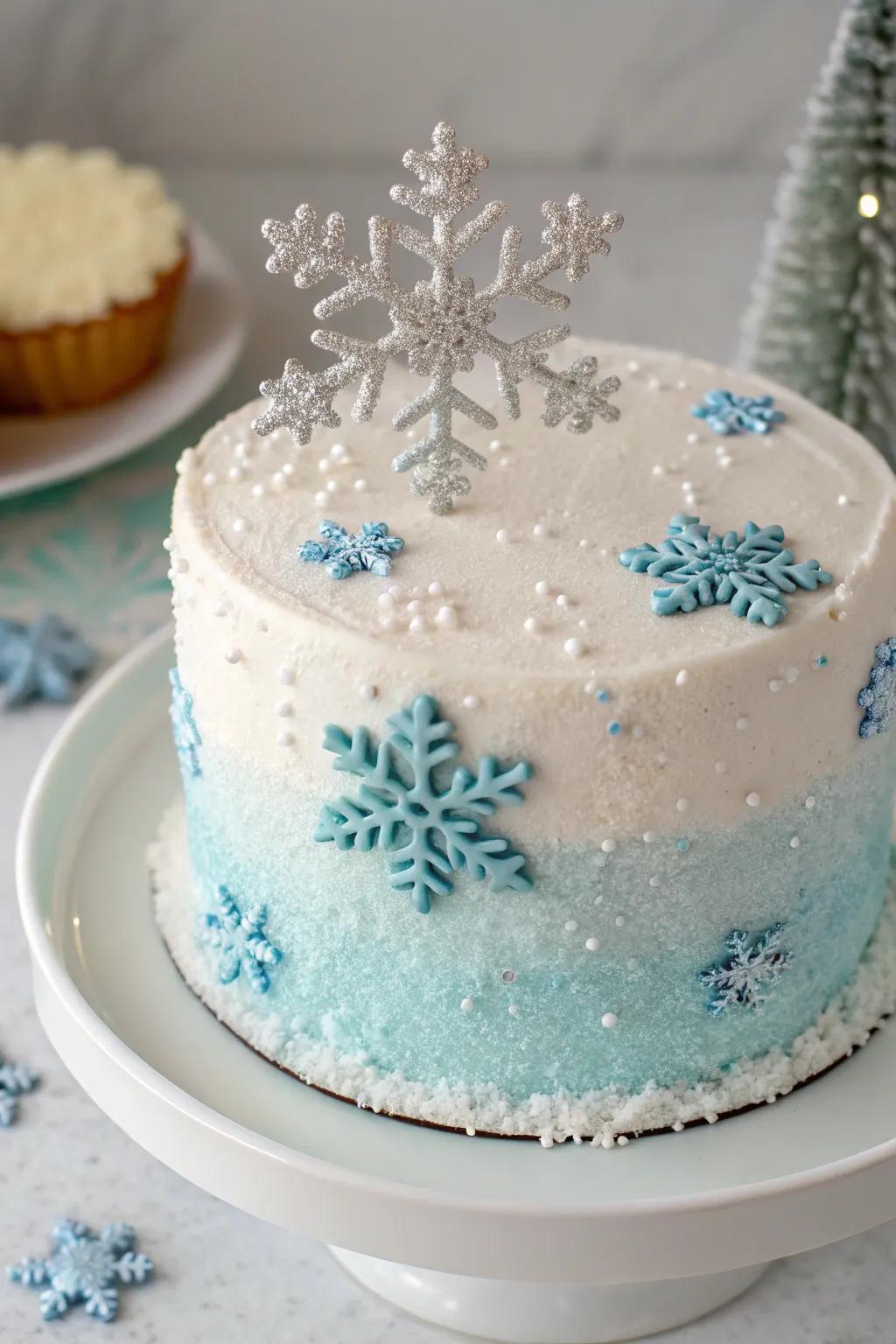 A breathtaking confection that captures the winter spirit.