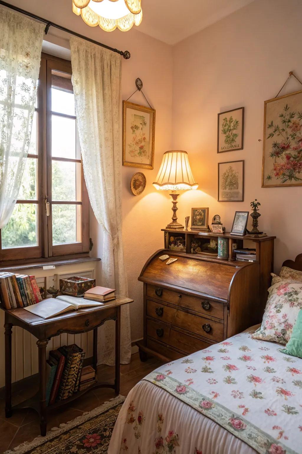 Vintage discoveries inject personality and an appreciation of history.