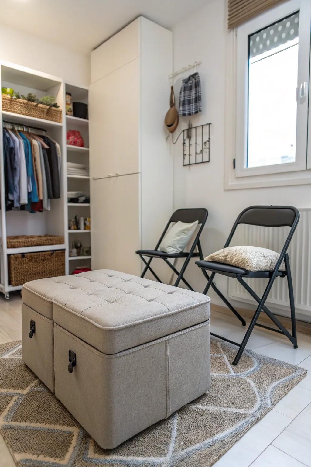 Versatile decor enhances function and aesthetics.