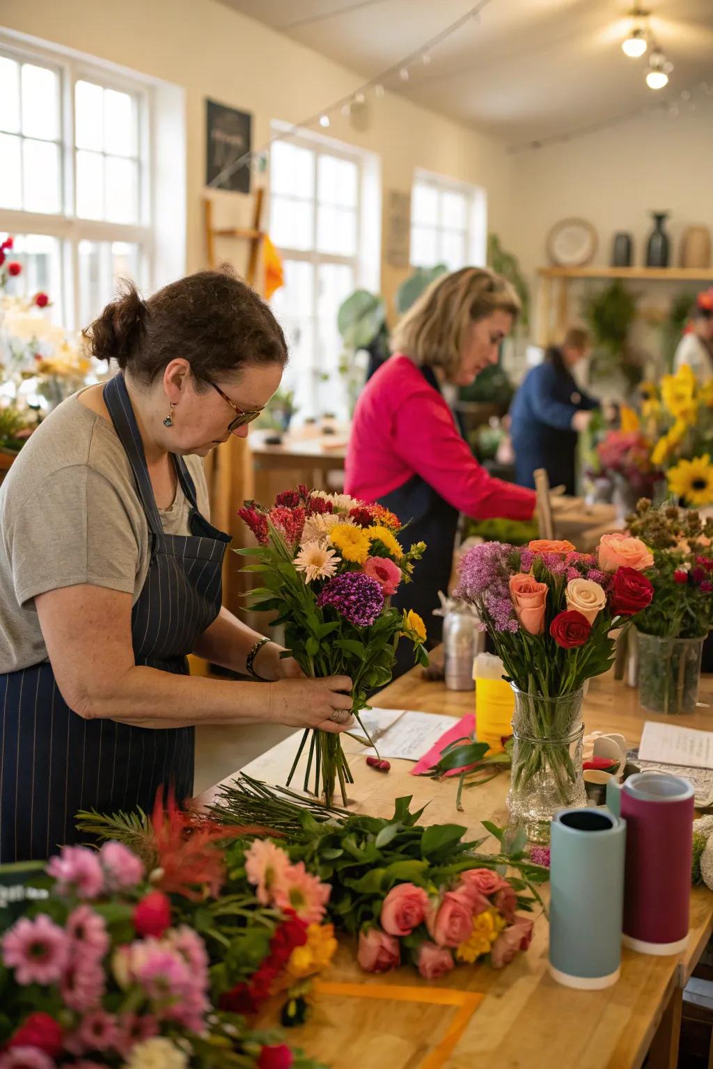 Uncover your creative aptitude through a botanical design session in honor of your 40th.