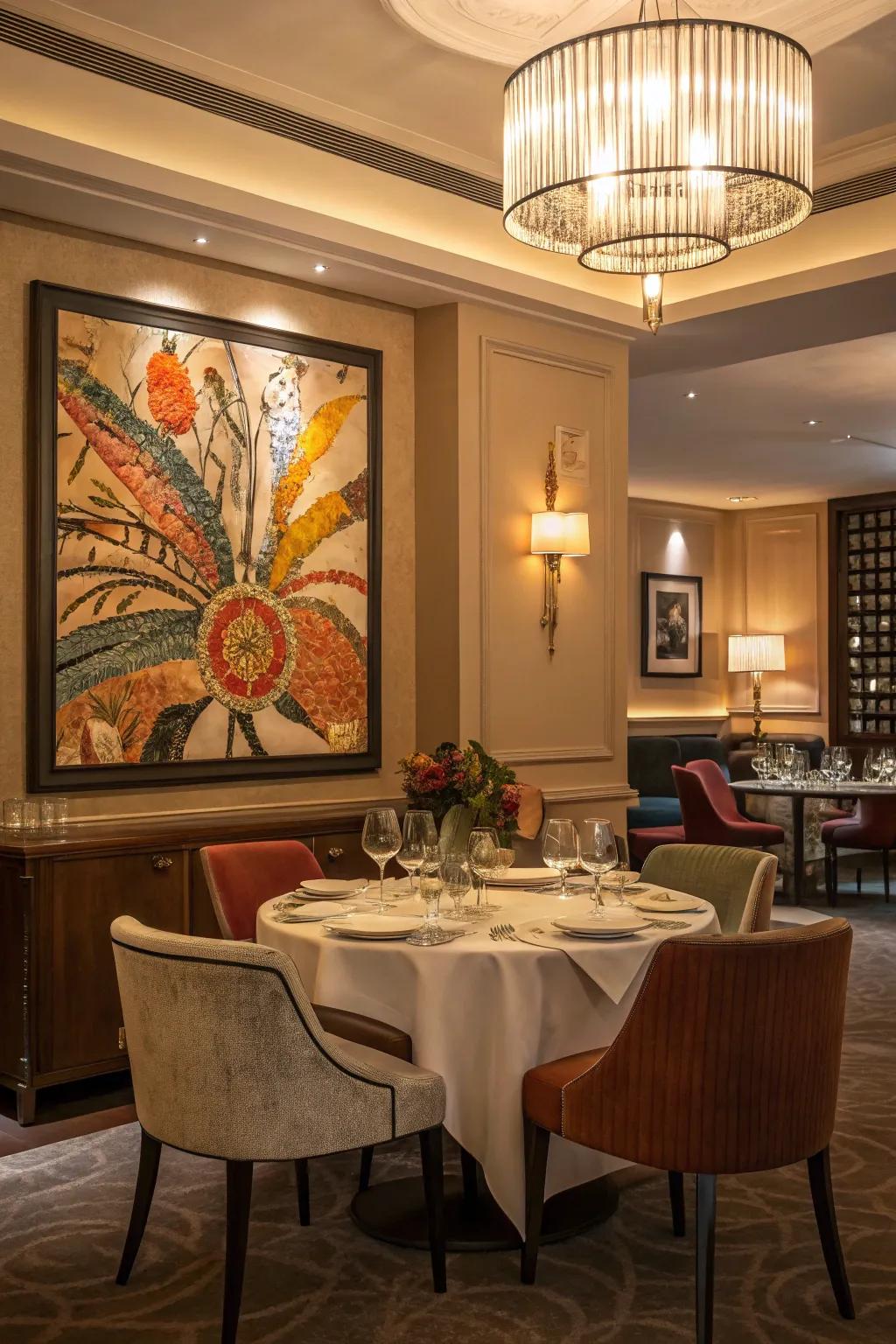 Statement pieces add individuality.