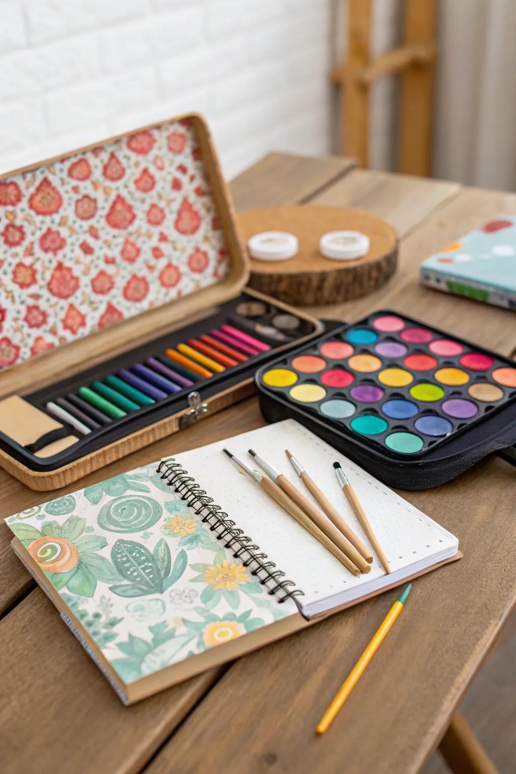 A curated material kit poised to spark creativity in all artists.