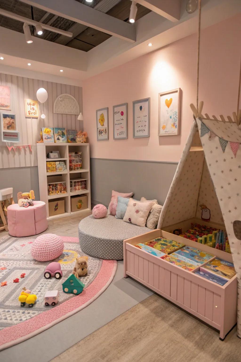 An interactive play precinct invites erudition and amusement.