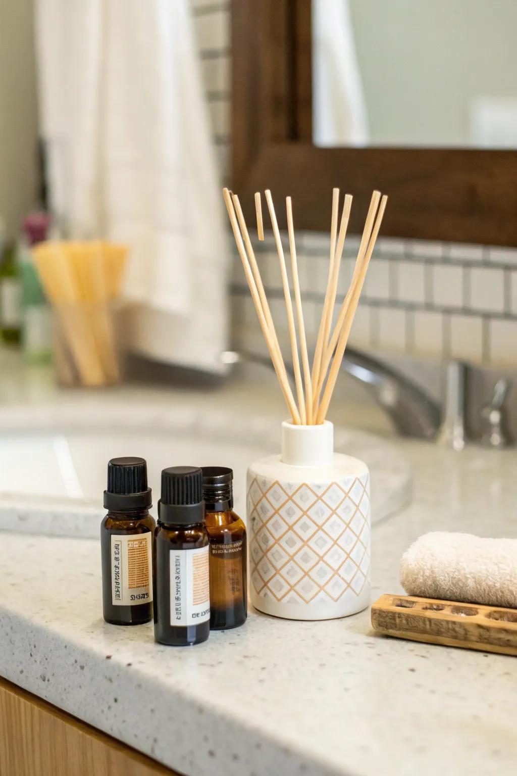 Fragrant additions enrich your bathroom's ambiance.