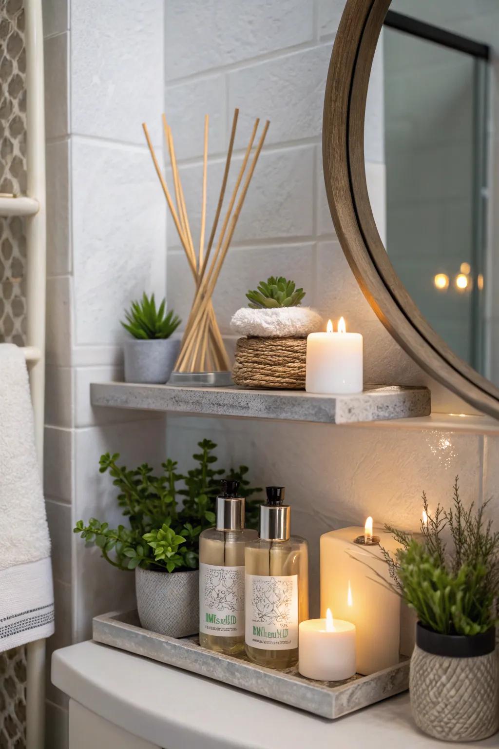 Scent dispensers improve the sensory experience.