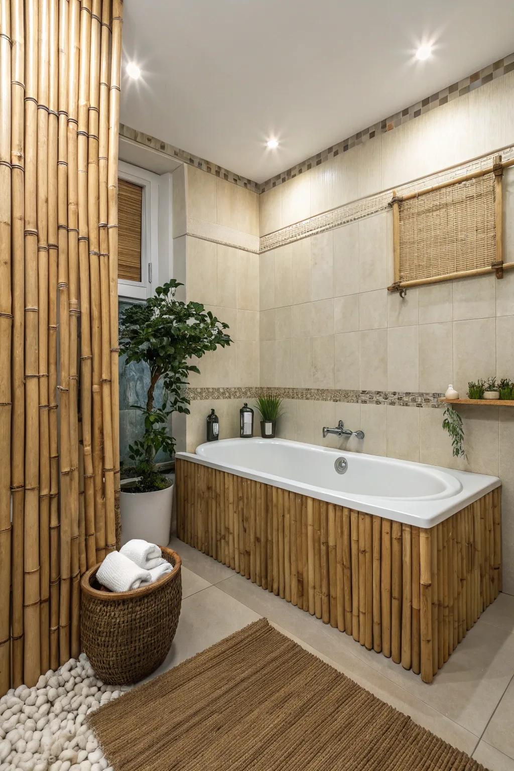Adopt eco-conscious build for a sustainable bathroom.