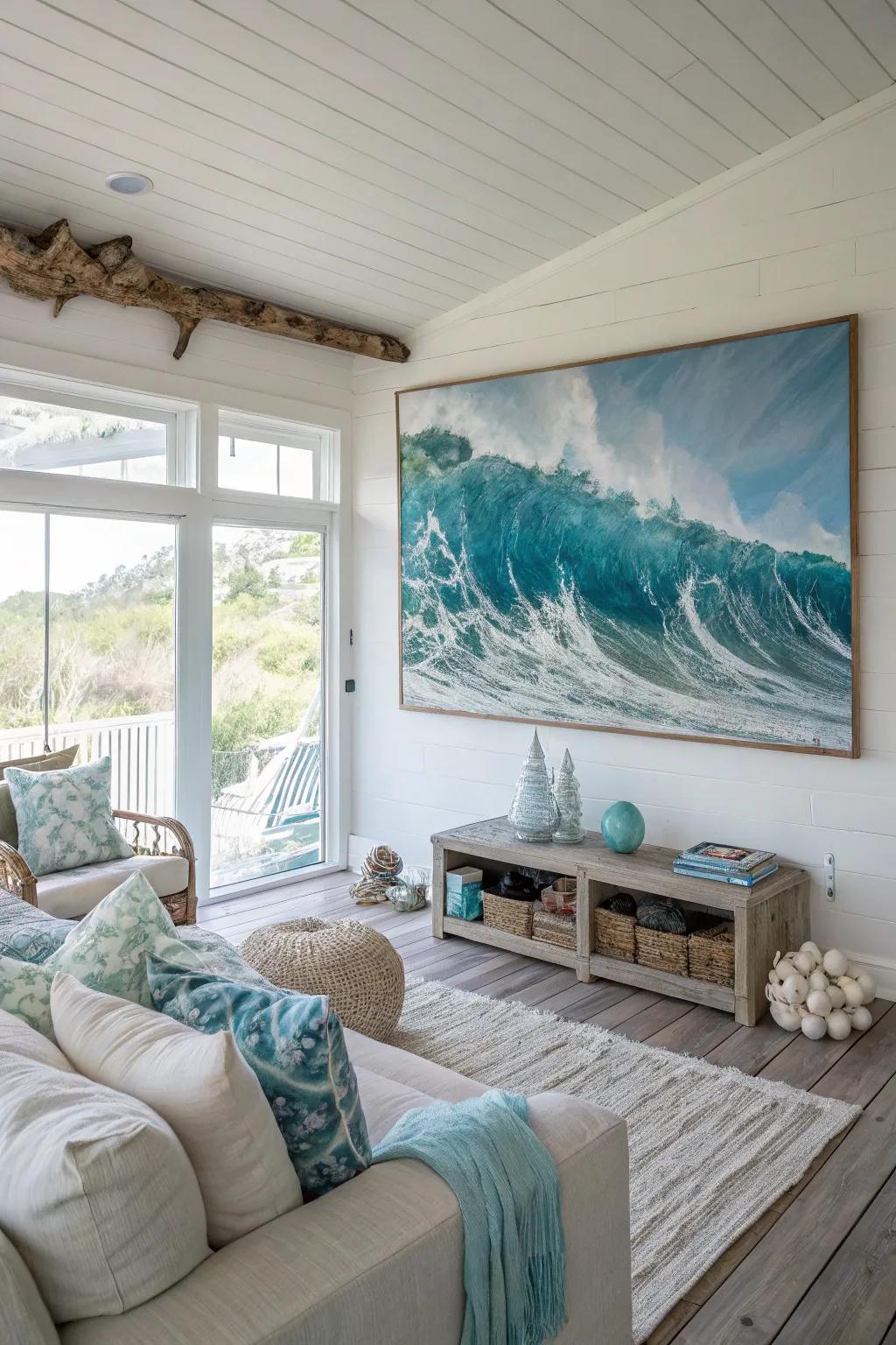 Art that embodies the spirit of the sea.