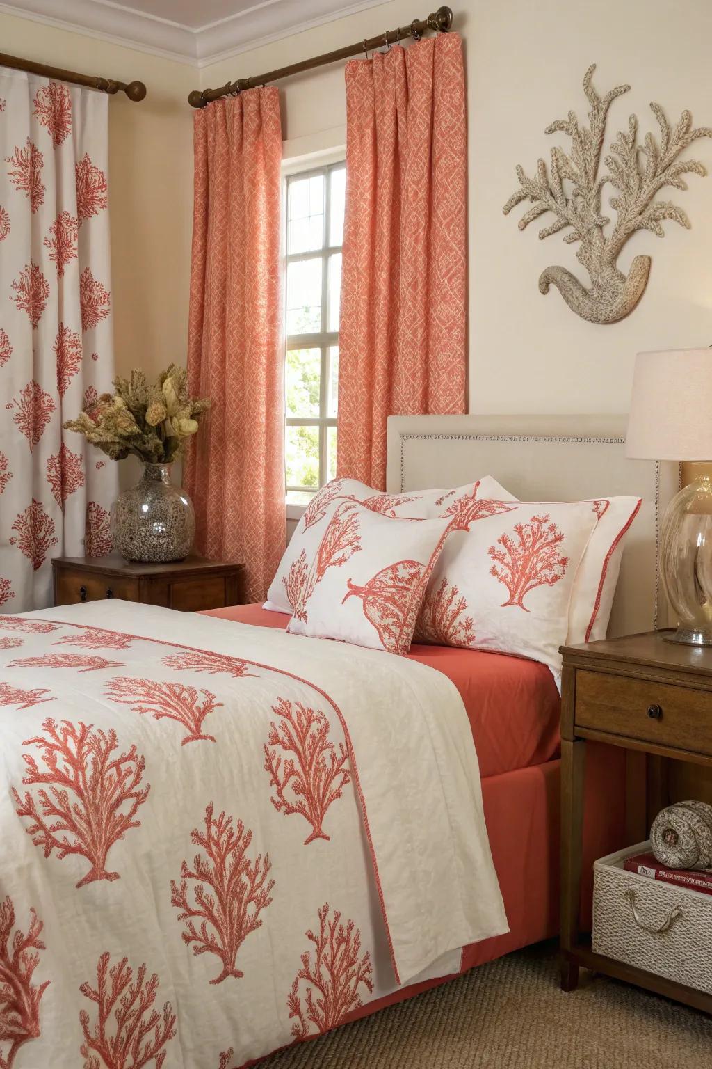 Coral art brings a hint of the underwater world to your decor.