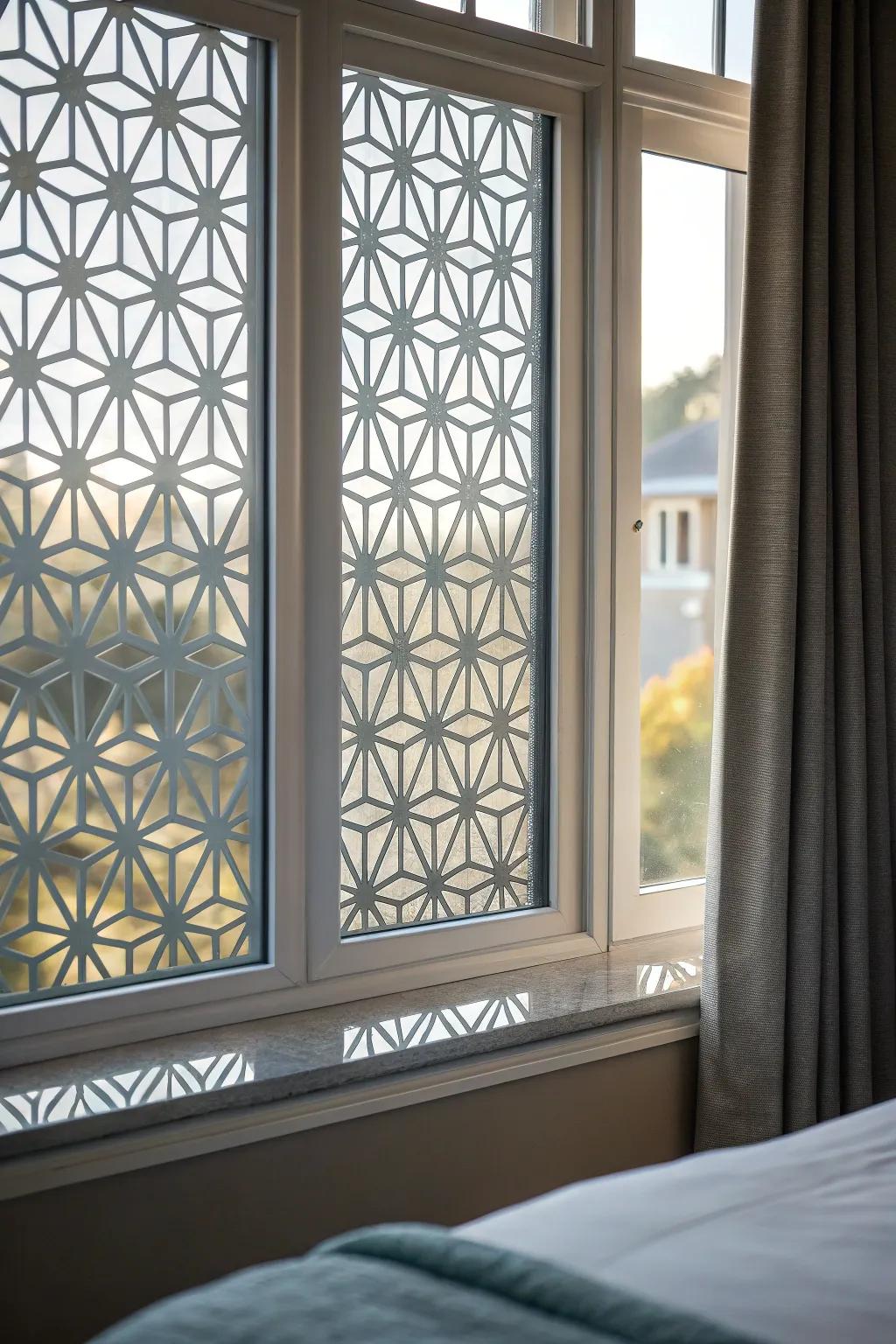 Window stickers add a modern twist with customizable designs.