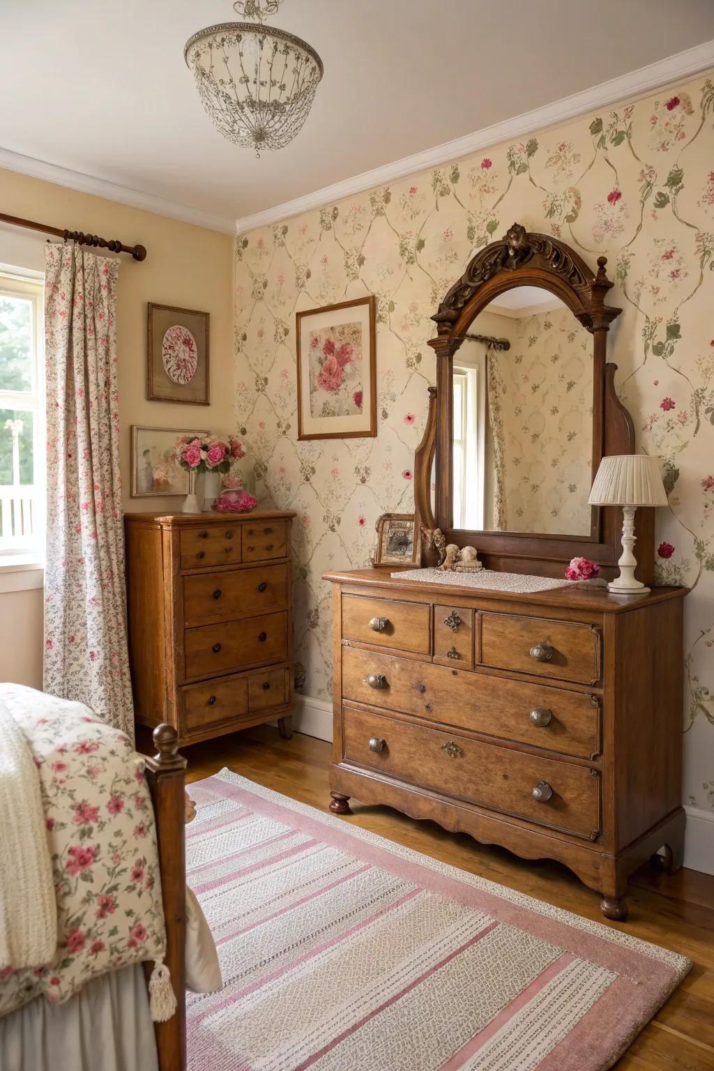 Old touches that infuse the room with character and charm.