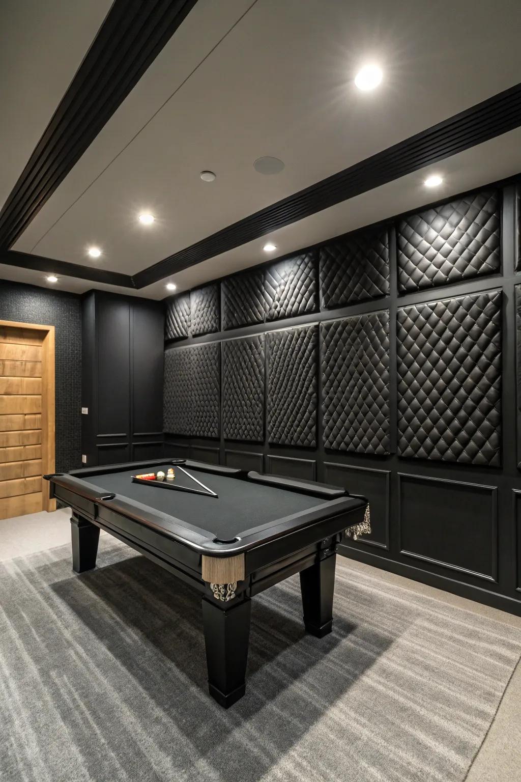 Acoustic-blocking boards enhance the acoustics and contribute to the immersive adventure.