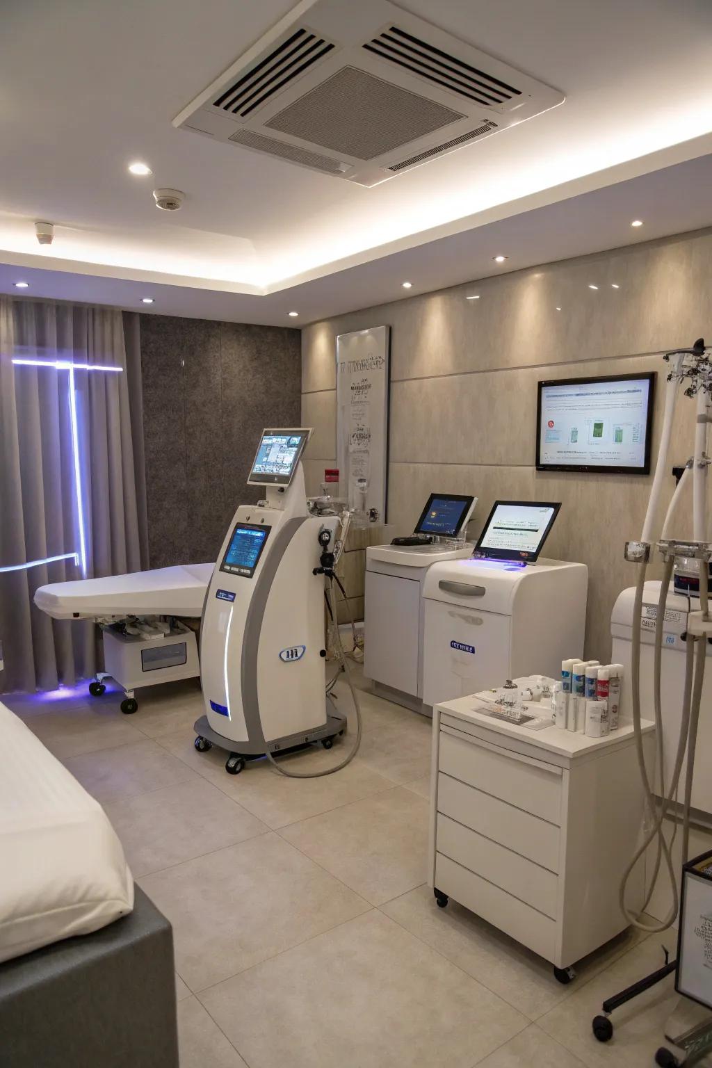 Technology integration boosts treatment efficiency.