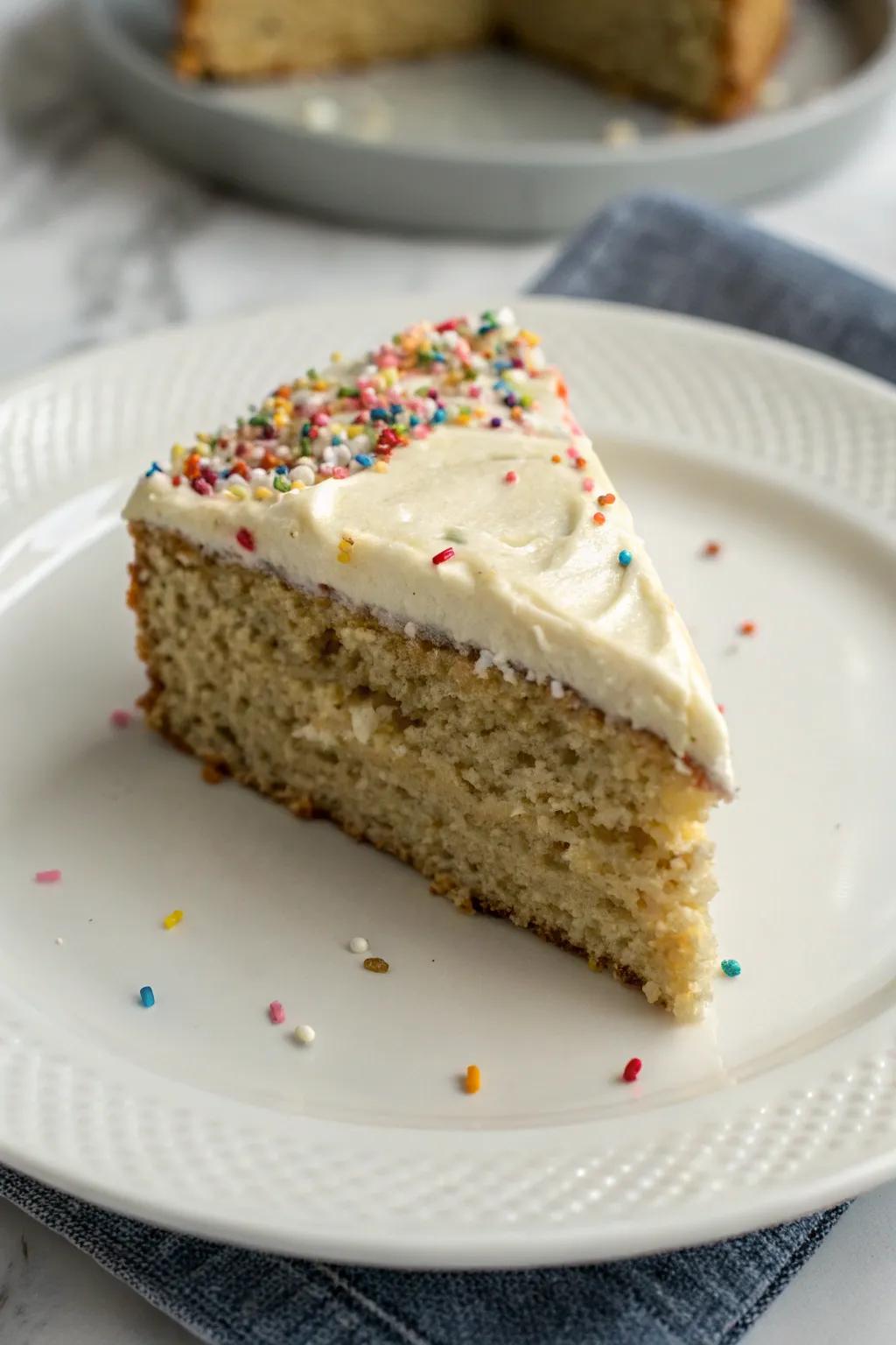 A simple plate highlights the beauty of simplicity.