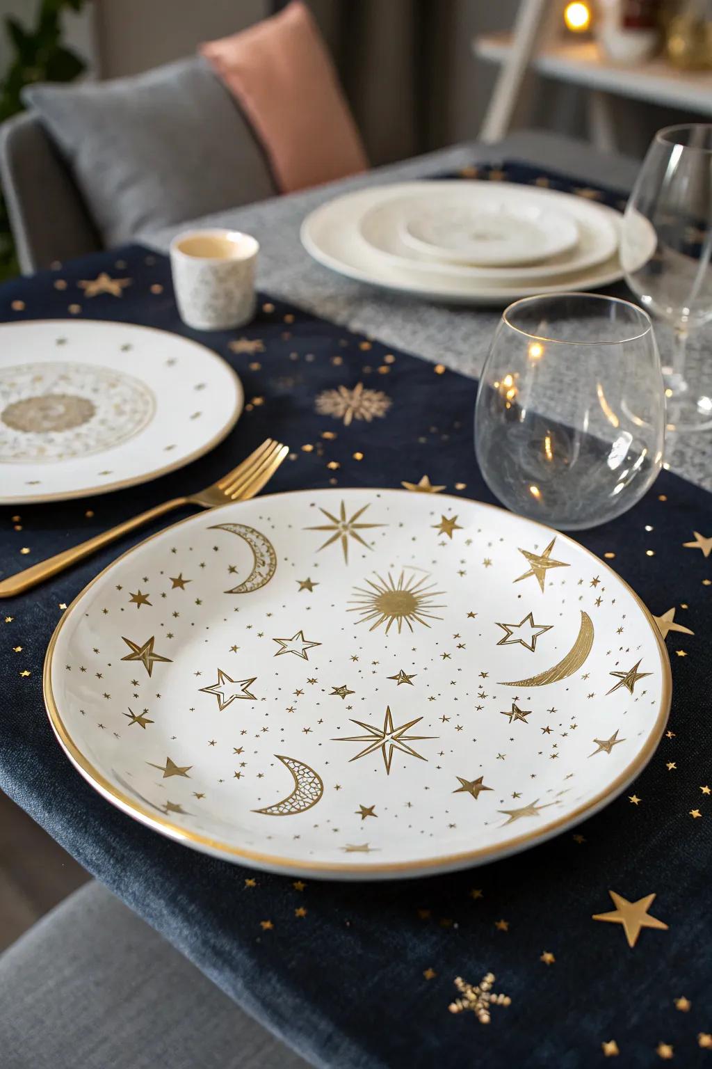 Add the cosmos to your house with designs that are celestial.
