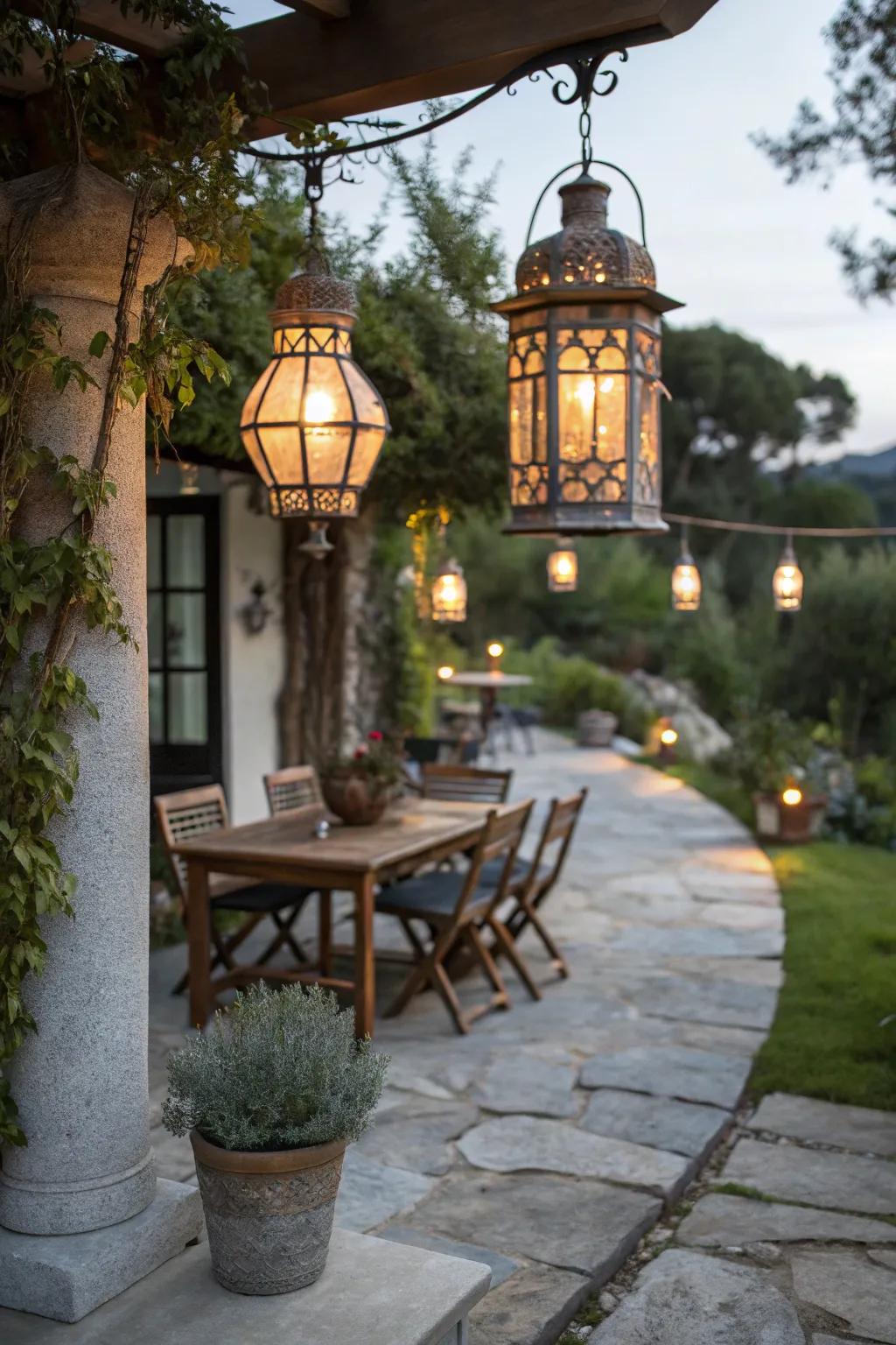 Lamps can create a warm and inviting atmosphere.